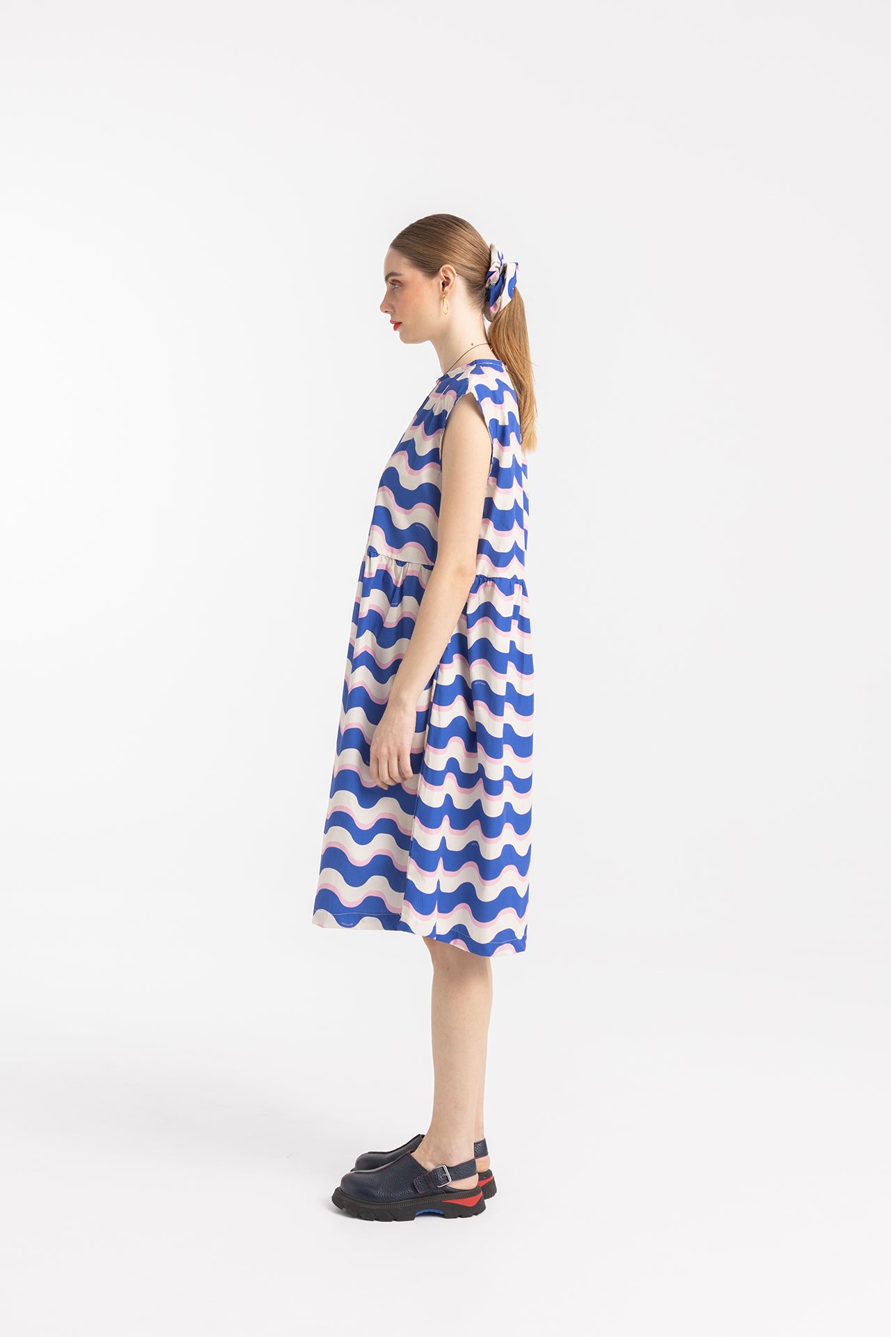 DAHLIA DRESS- HAPPY WAVES