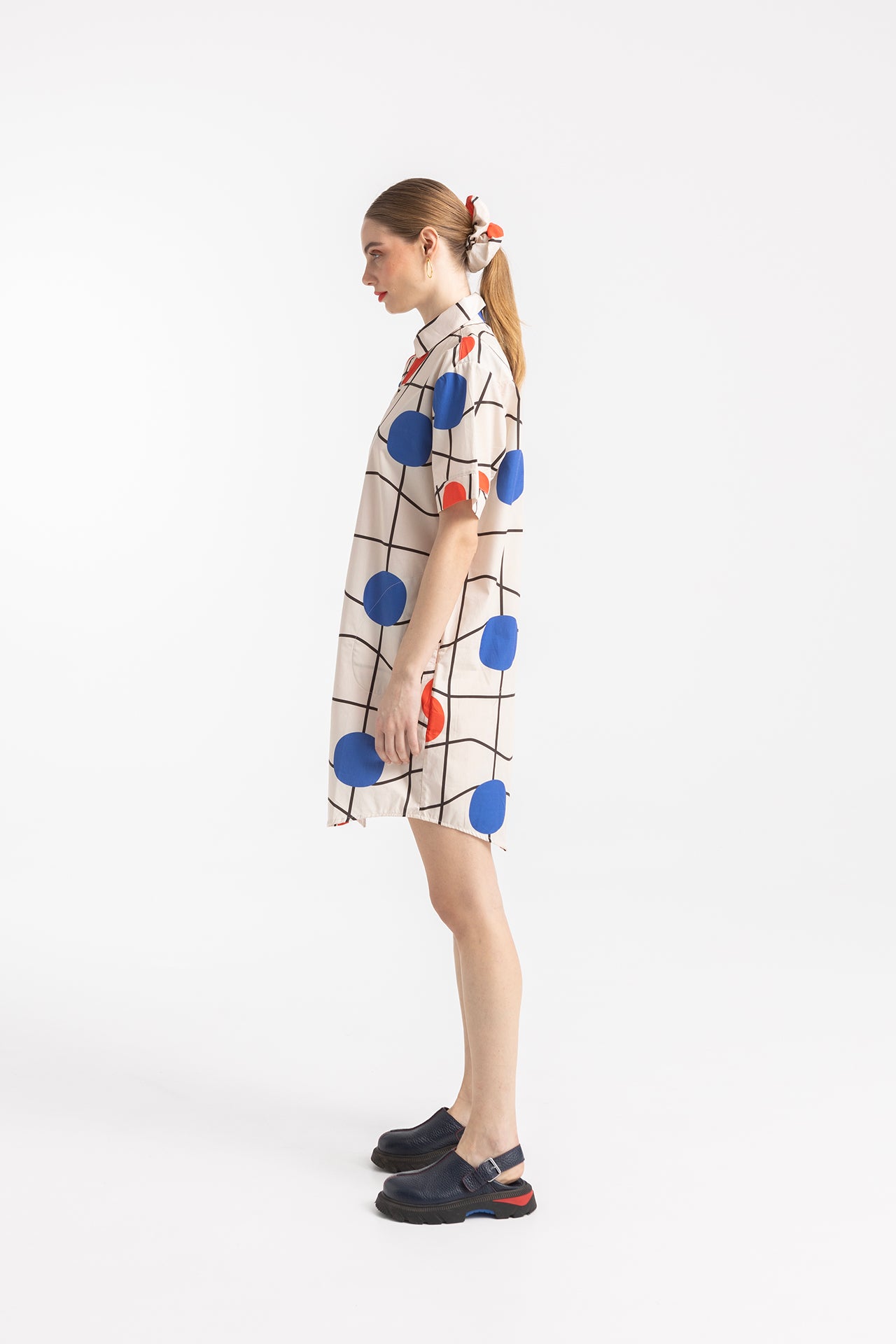 KOWALSKI SHIRT DRESS- GRID