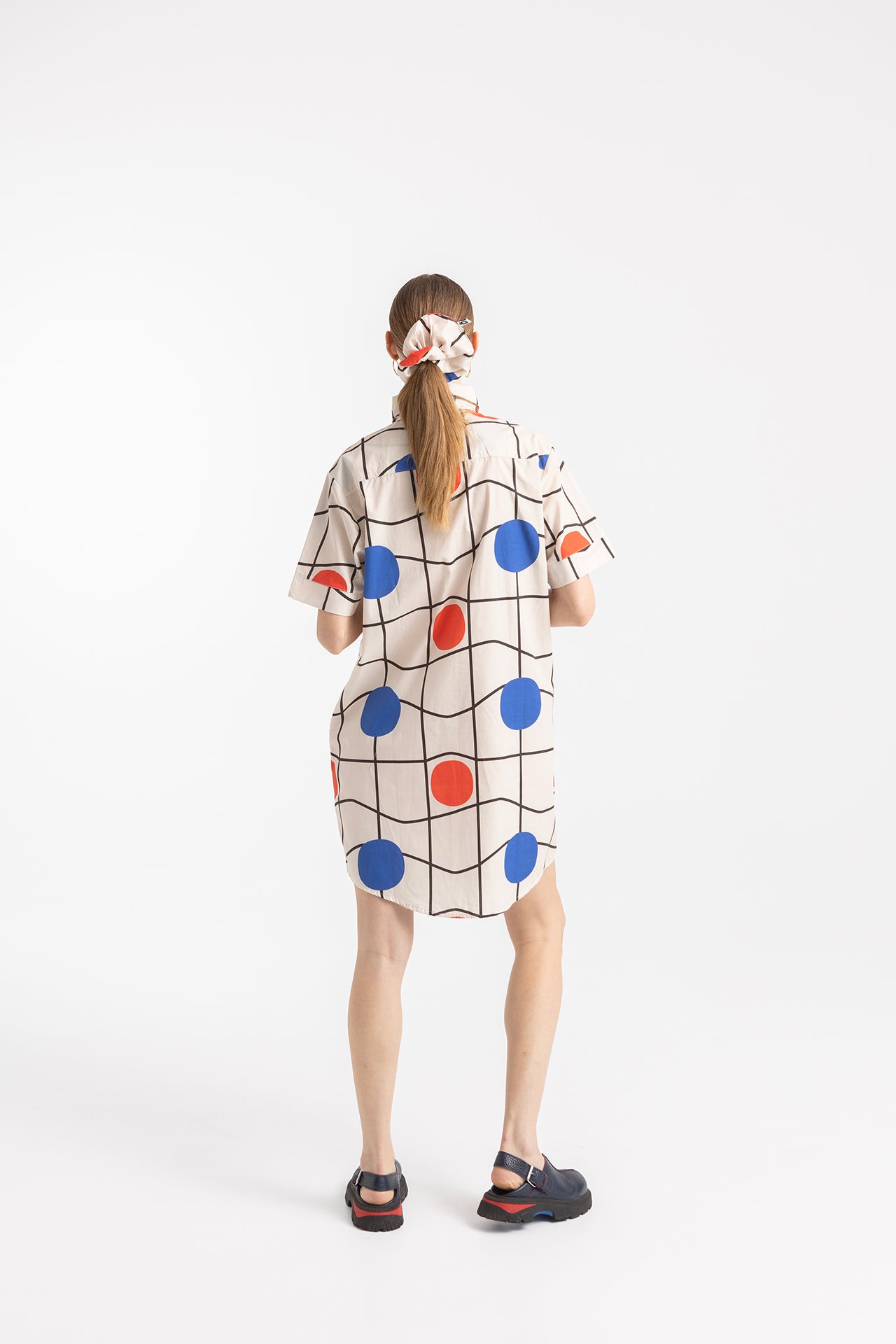 KOWALSKI SHIRT DRESS- GRID