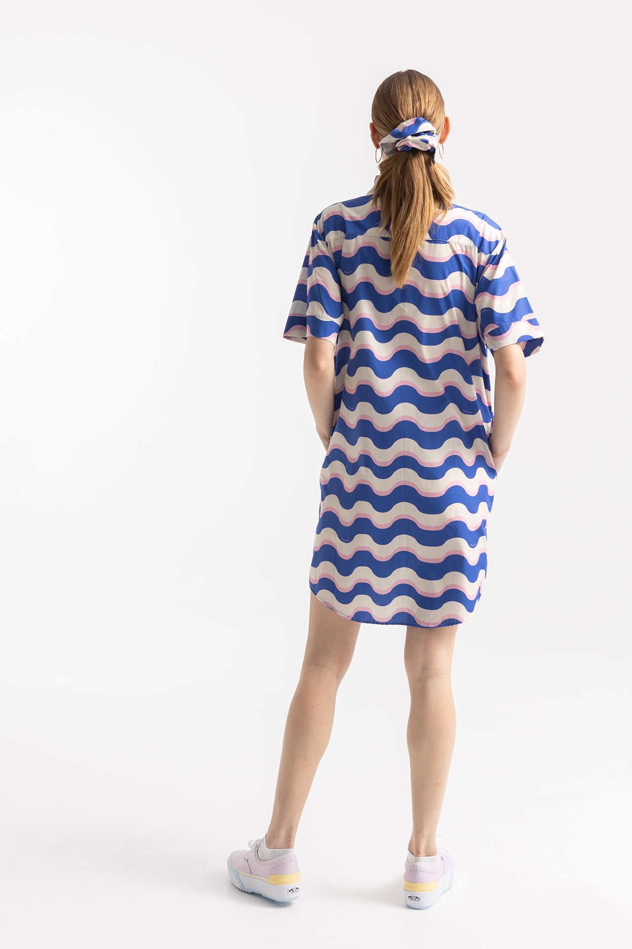 KOWALSKI SHIRT DRESS- HAPPY WAVES
