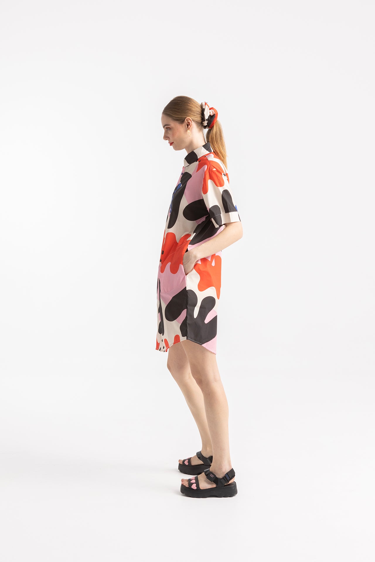 KOWALSKI SHIRT DRESS- ABSTRACT II