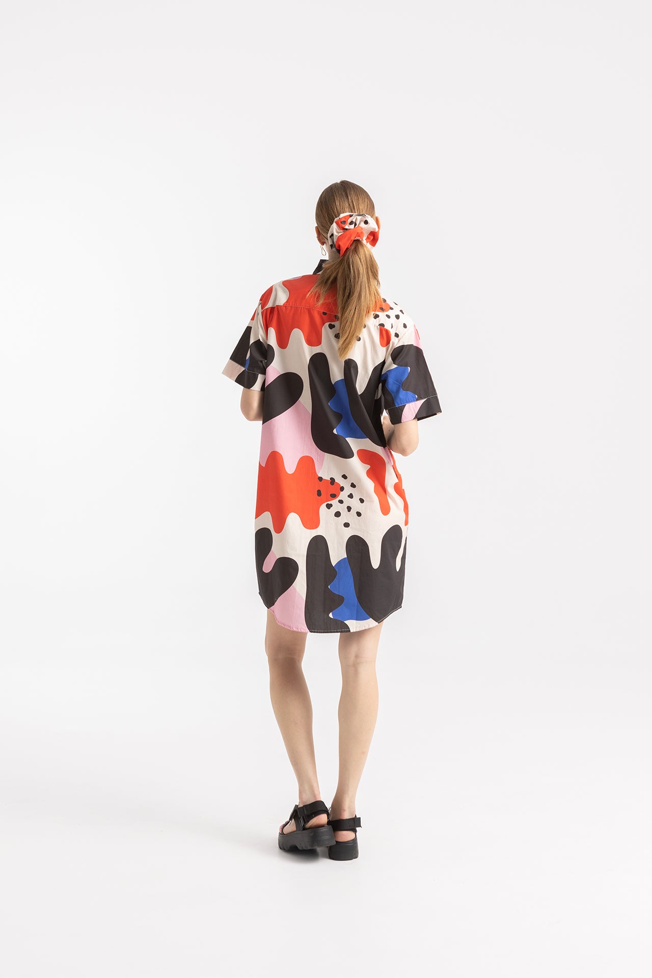 KOWALSKI SHIRT DRESS- ABSTRACT II