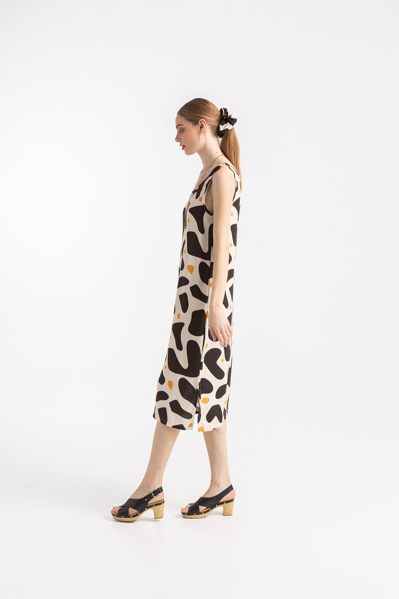NESTOR OPEN BACK DRESS- BLOBS