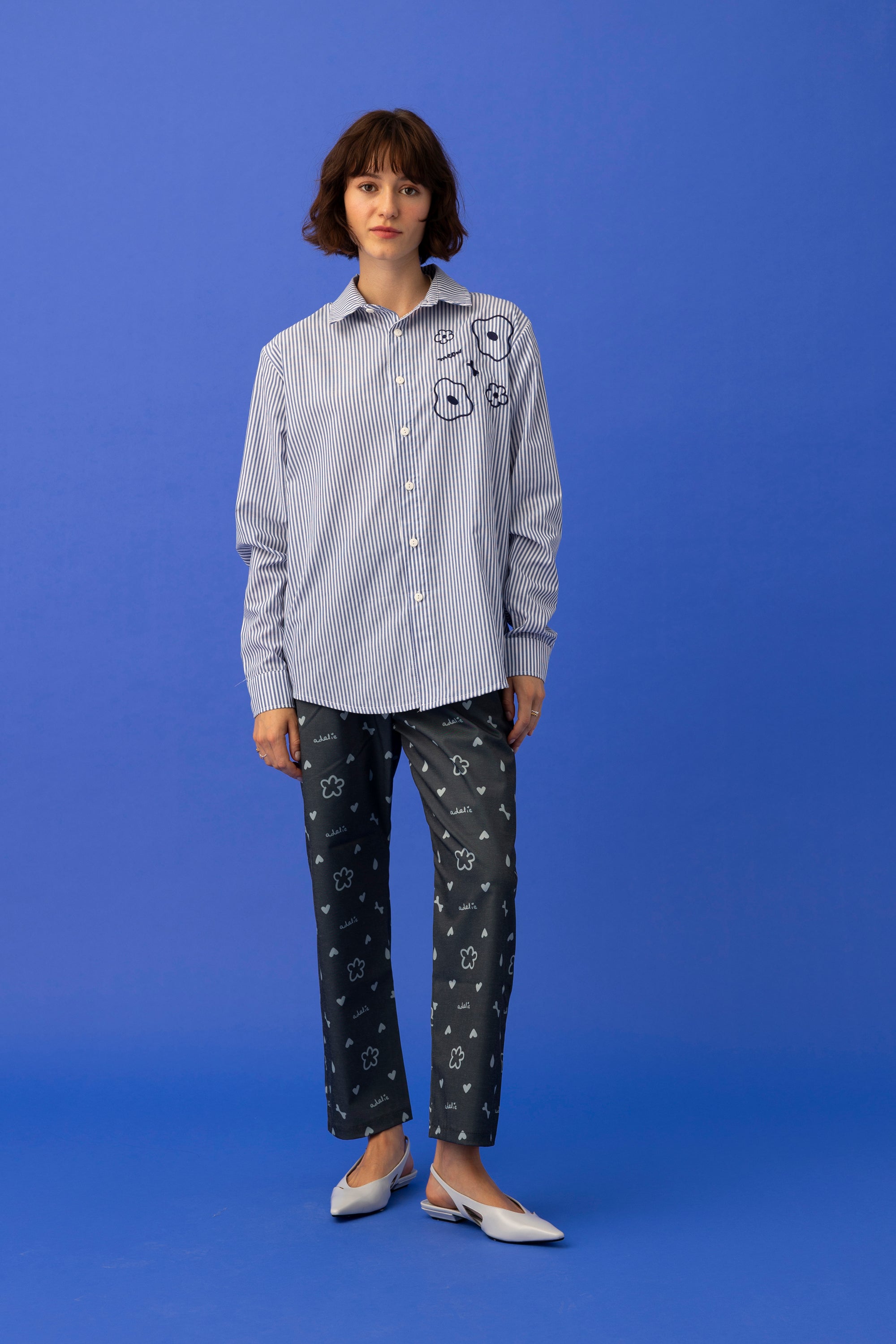 KOWALSKI SHIRT UNISEX- STRIPE EMBROIDERY