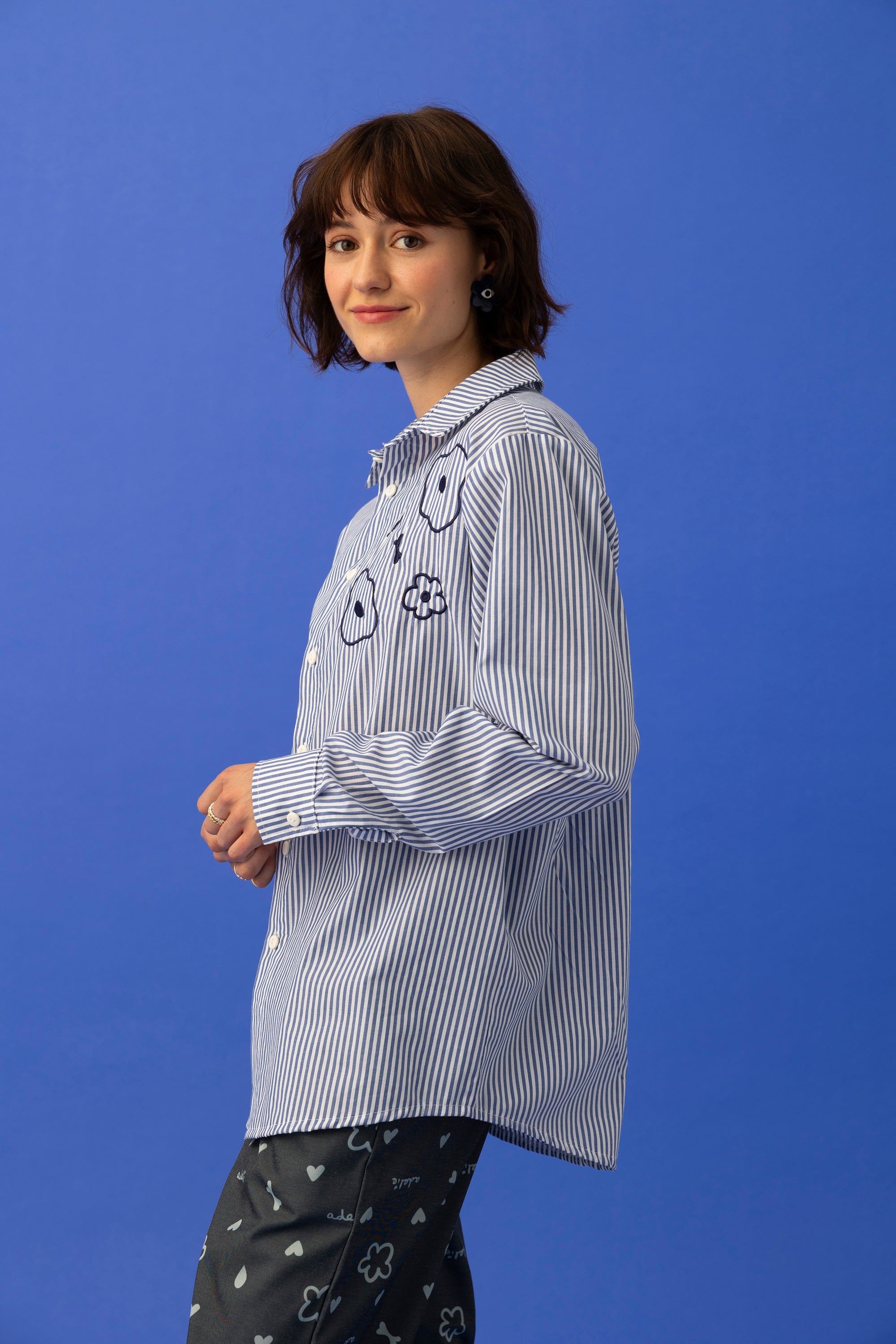 KOWALSKI SHIRT UNISEX- STRIPE EMBROIDERY