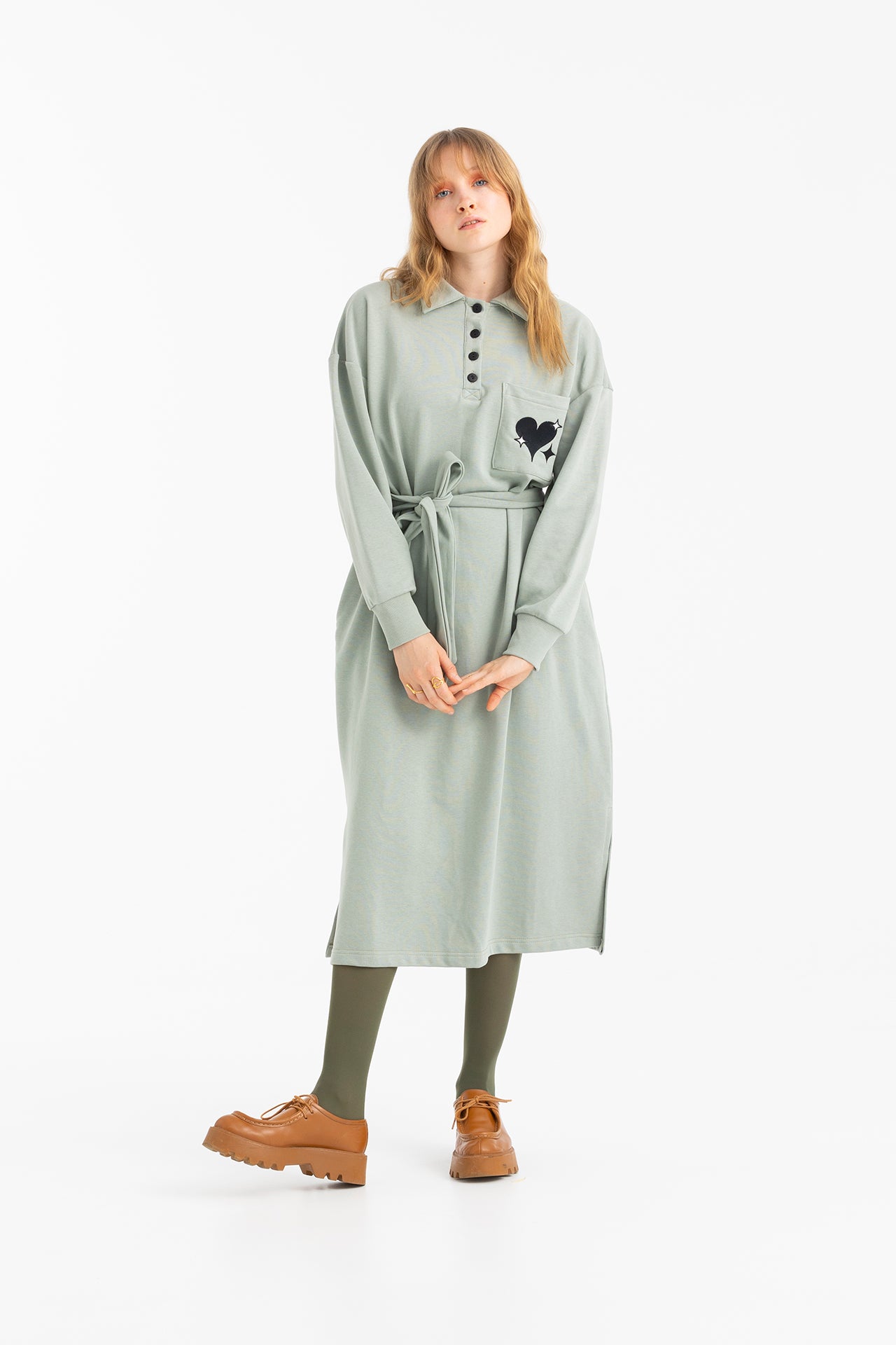 FLIPPER SWEATSHIRT DRESS