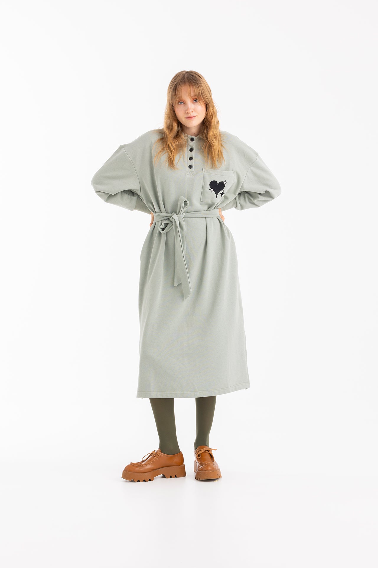 FLIPPER SWEATSHIRT DRESS