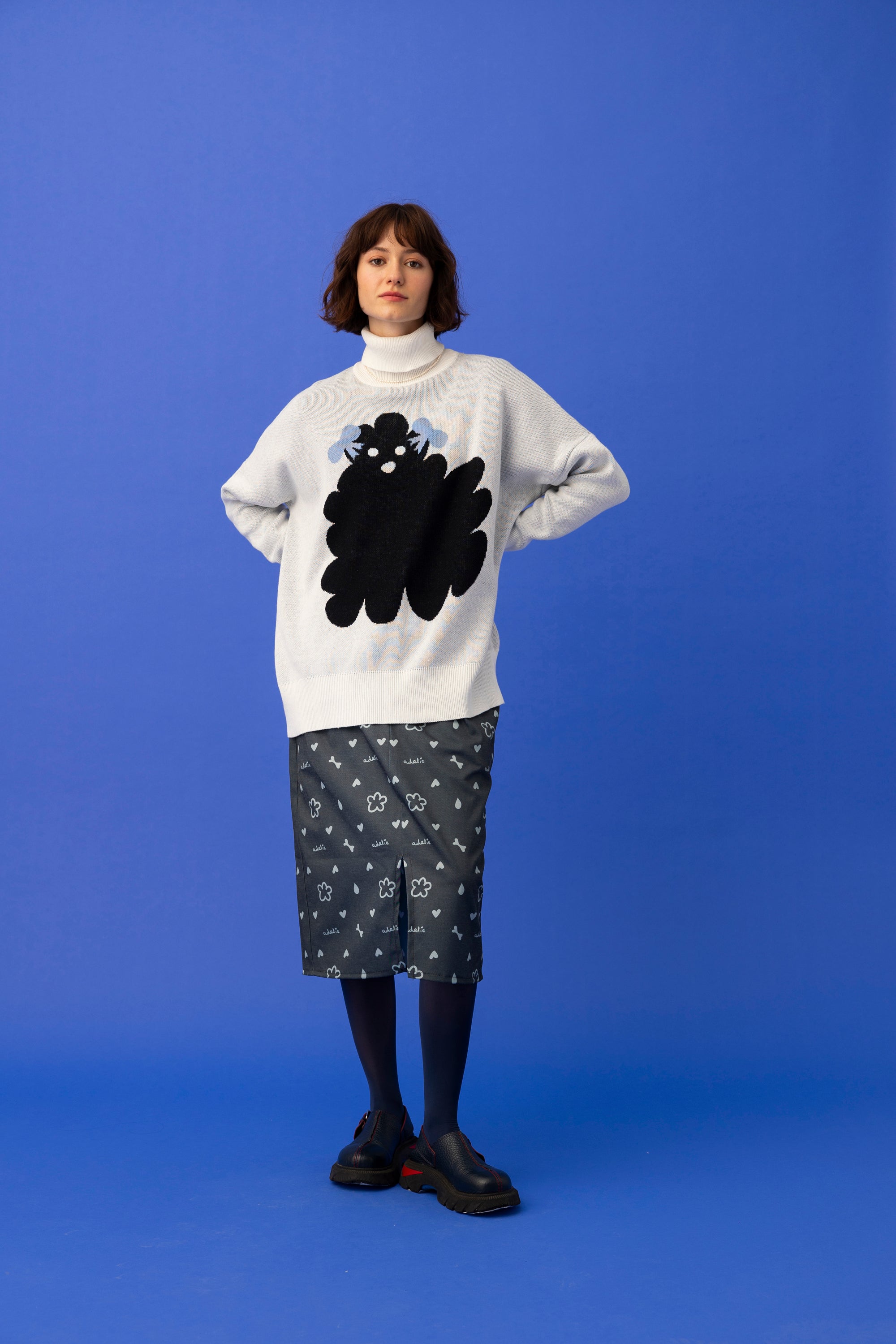 PIPER SWEATER- FLUFFY DOG COLOURS