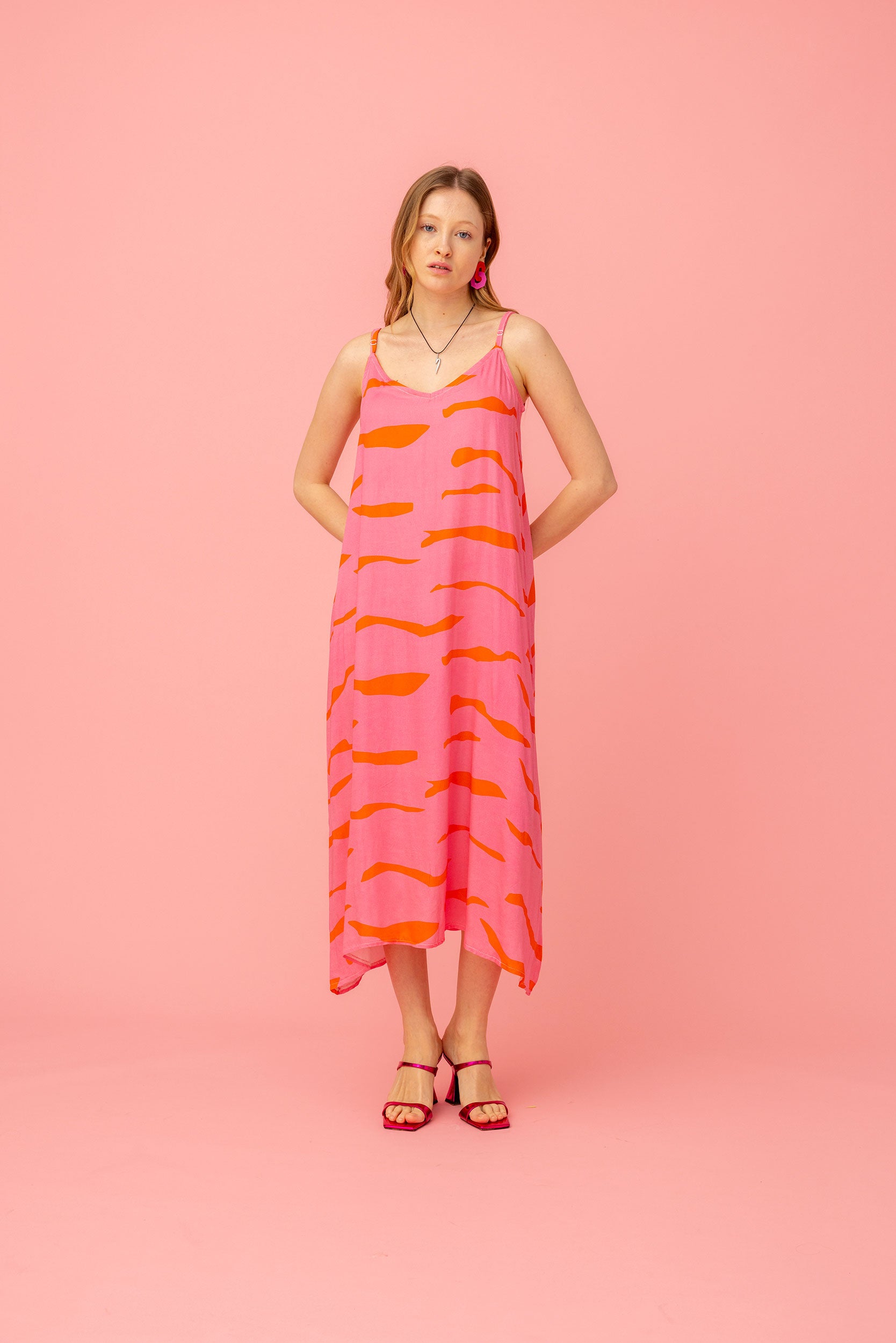 MATILDA SLIP DRESS- SLASH
