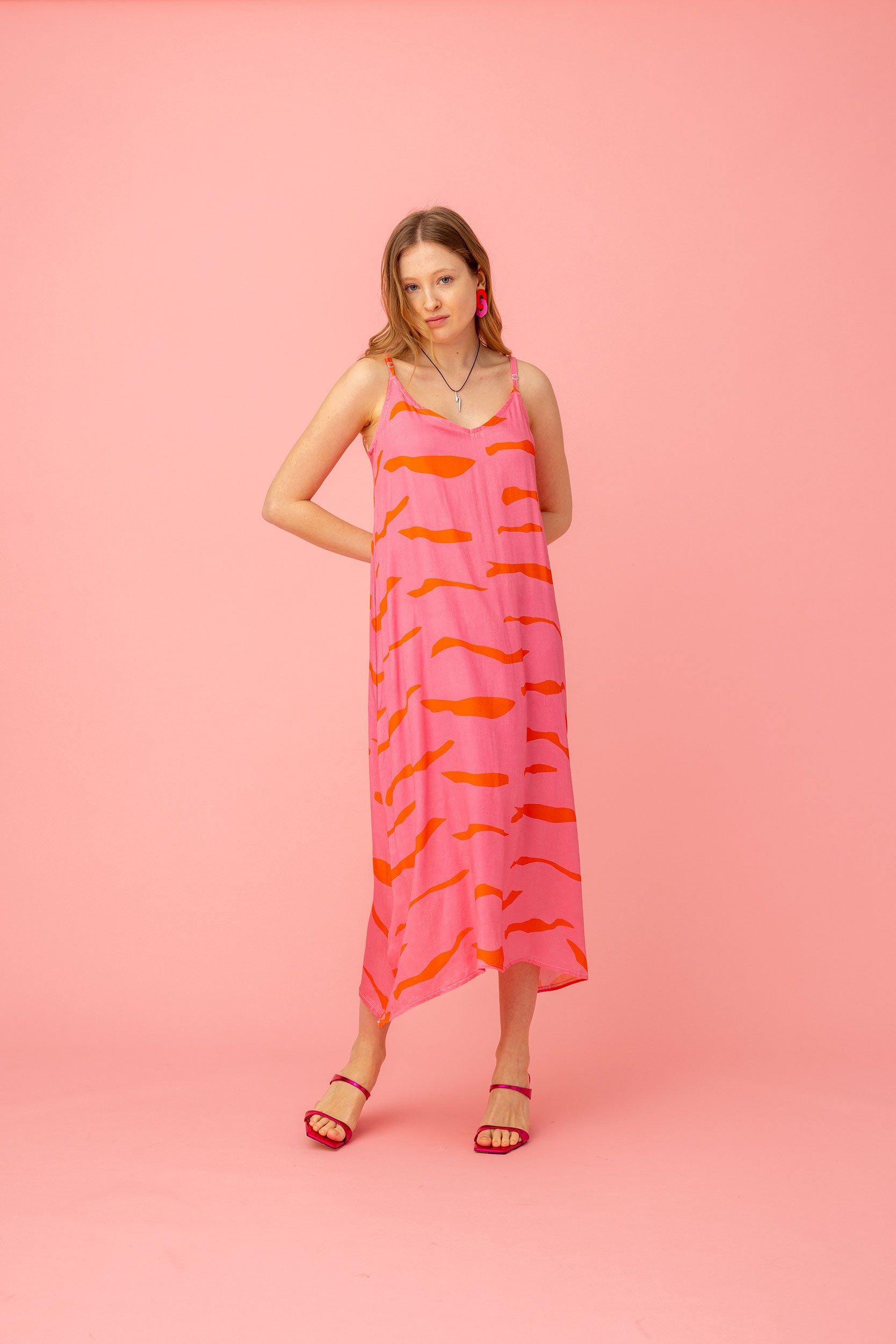MATILDA SLIP DRESS- SLASH