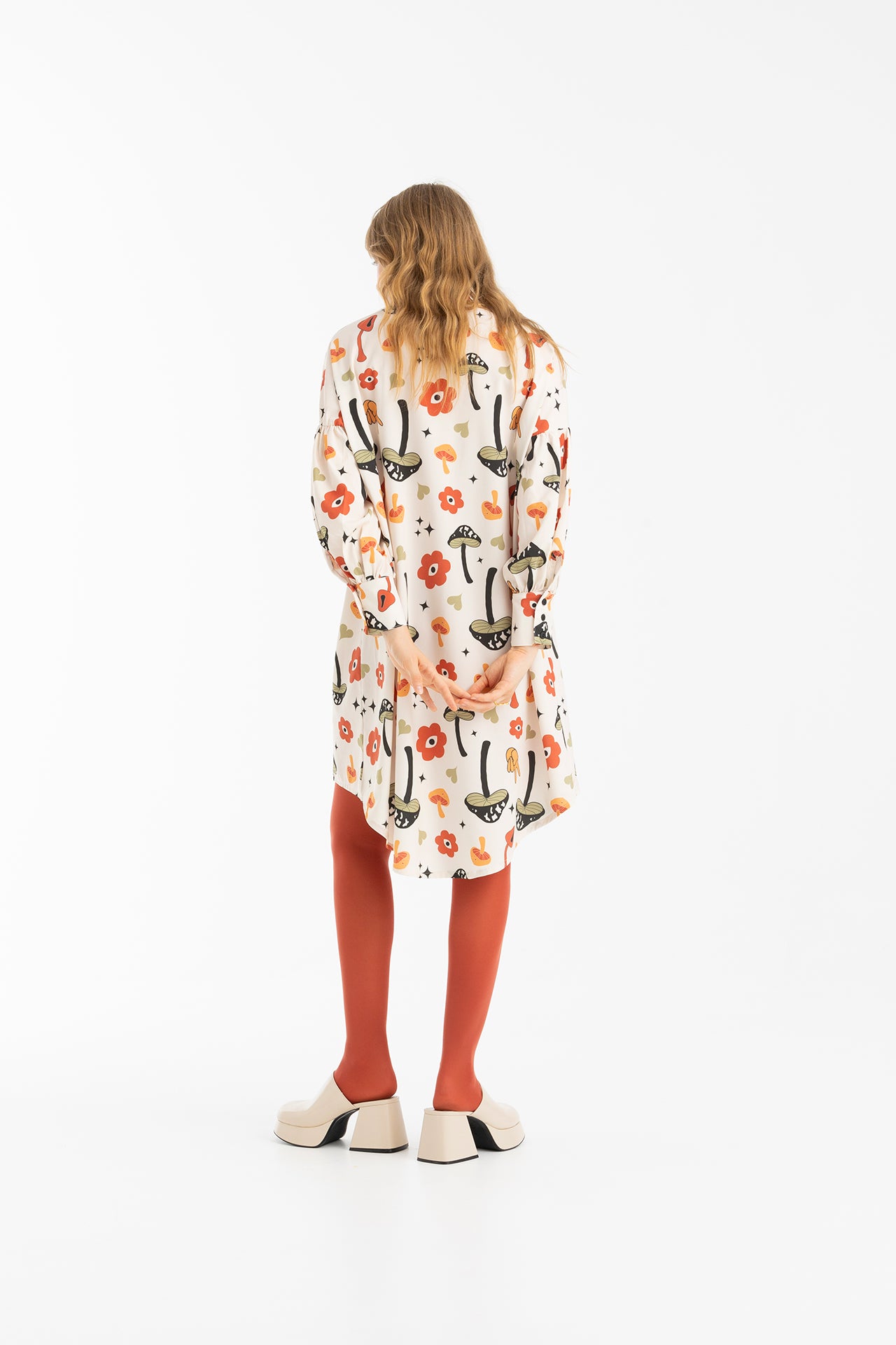 ROSALIE SHIRT DRESS- HAPPY COMPILATION