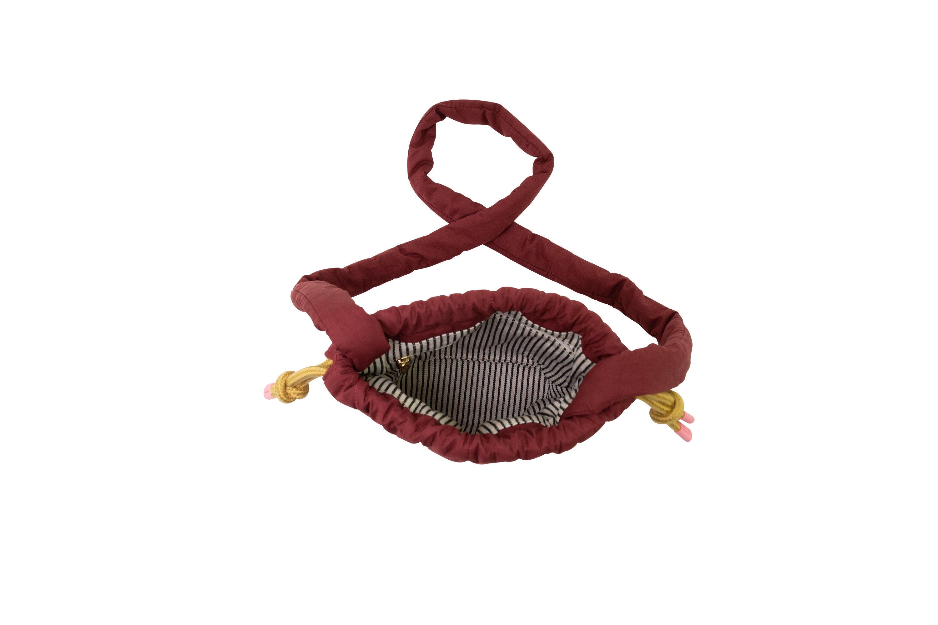 POUCH BAG PADDED- VIN ROUGE