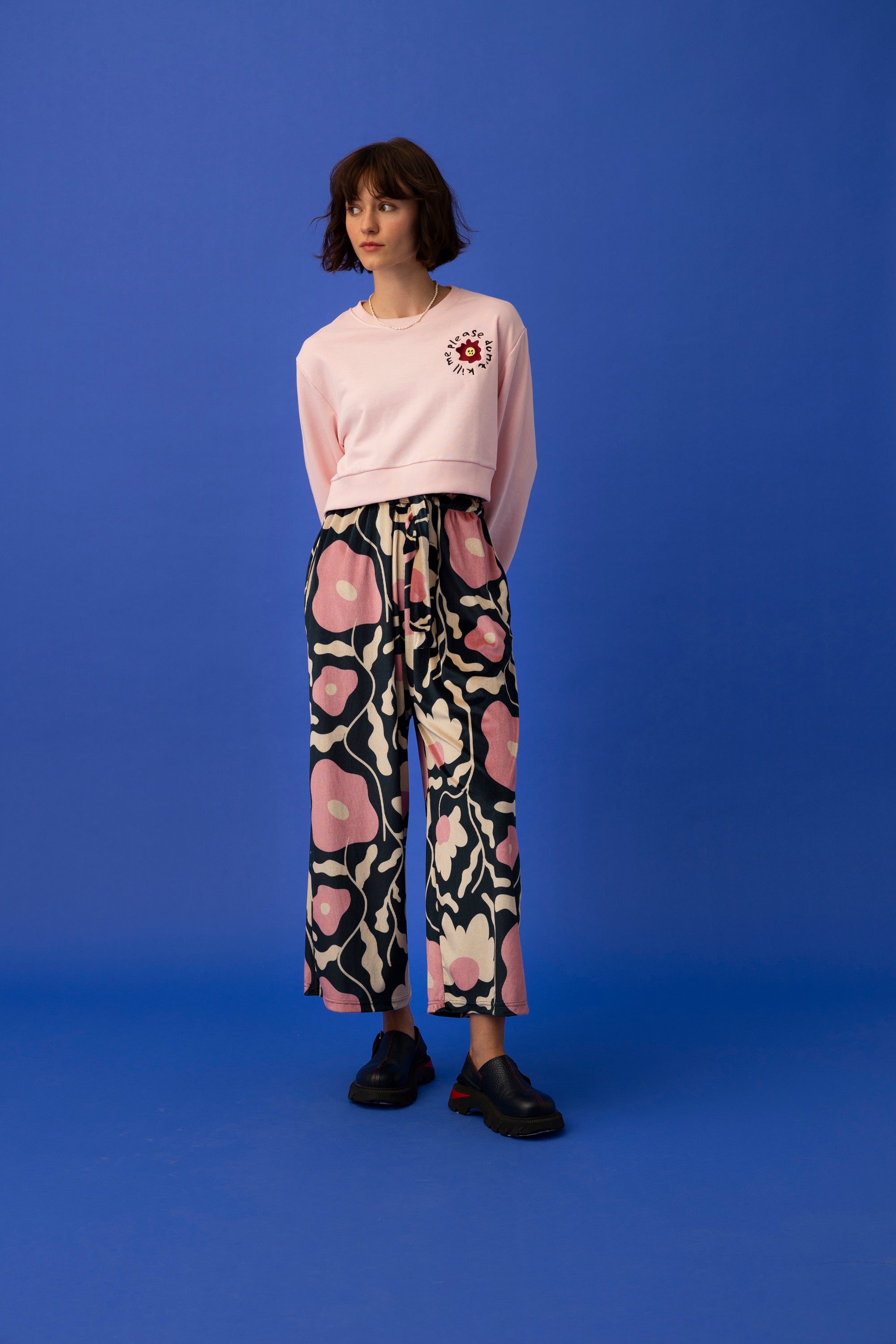 ERIC WIDE LEG PANTS- PET PLANTS