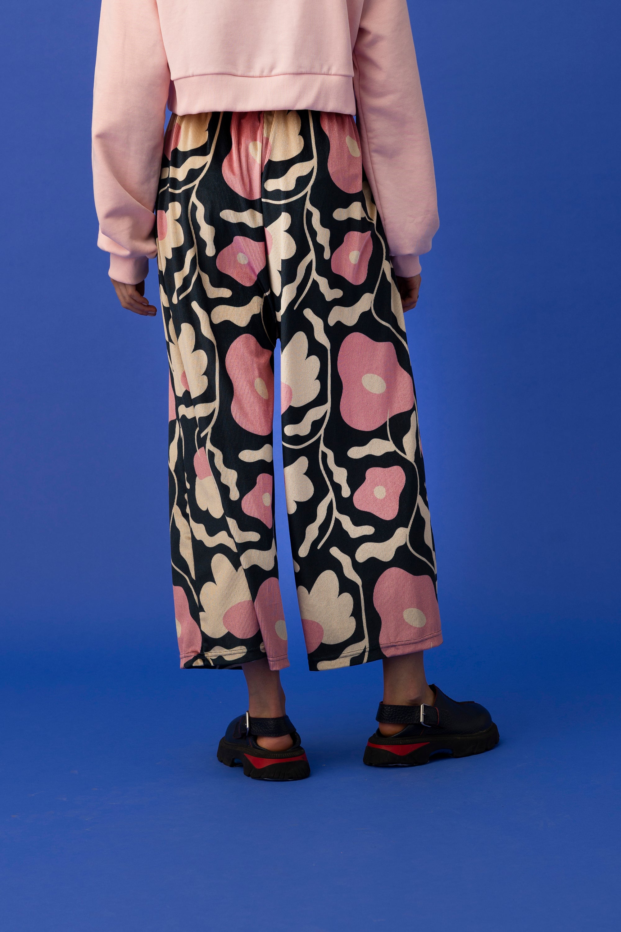 ERIC WIDE LEG PANTS- PET PLANTS