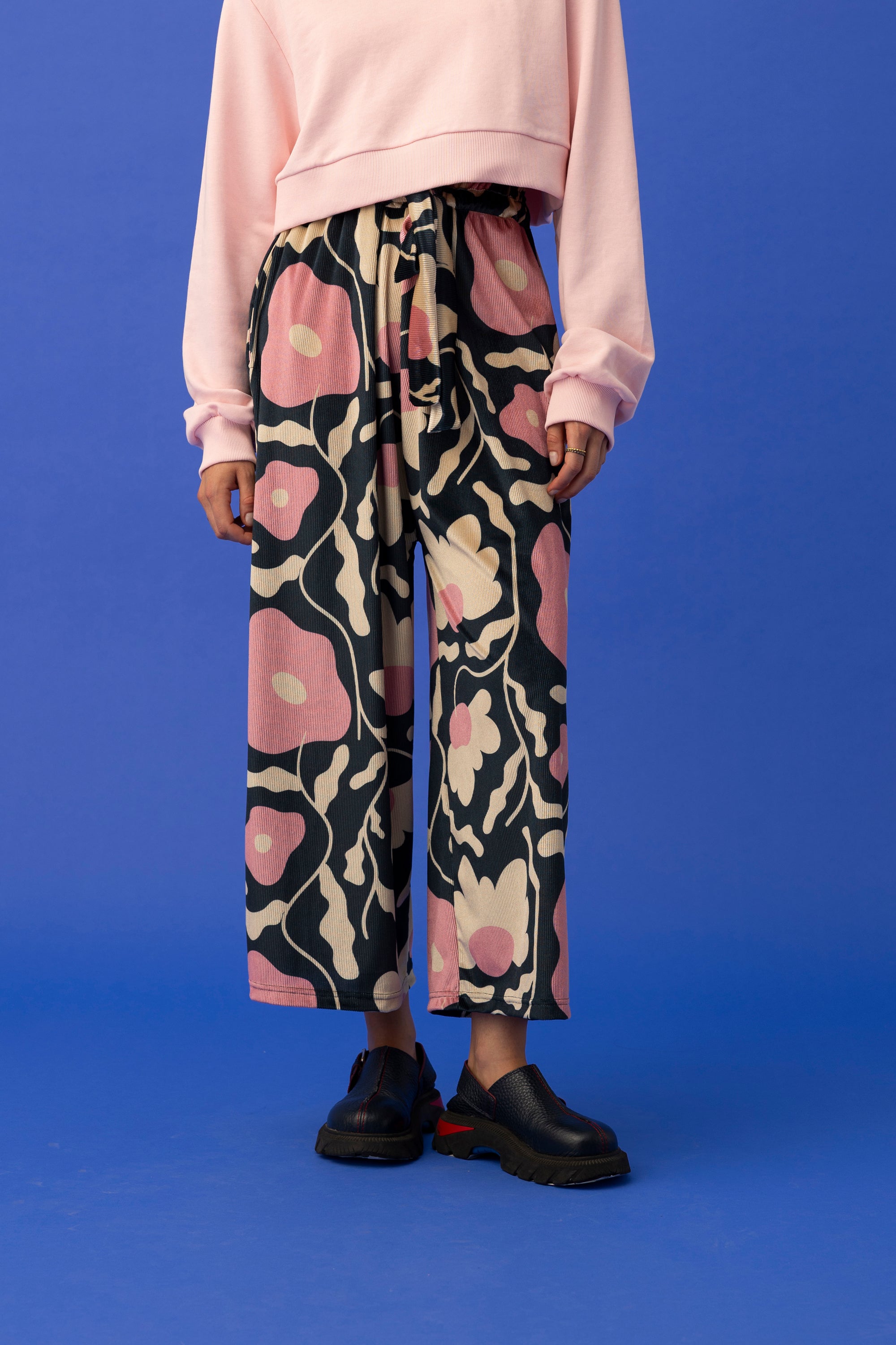 ERIC WIDE LEG PANTS- PET PLANTS