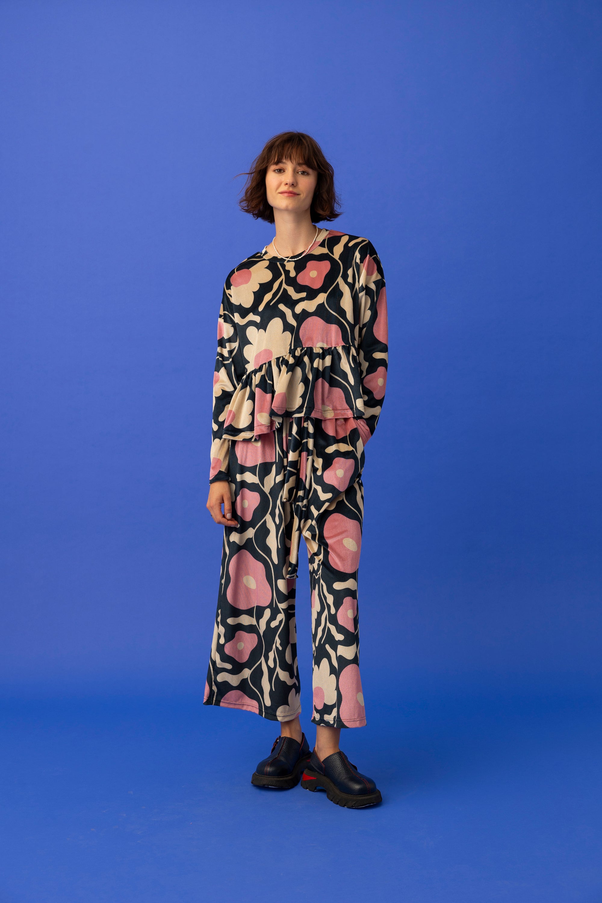 ERIC WIDE LEG PANTS- PET PLANTS