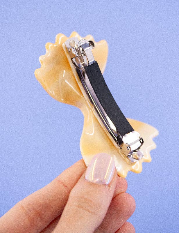 FARFALLE BOW TIE PASTA HAIR BARRETTE