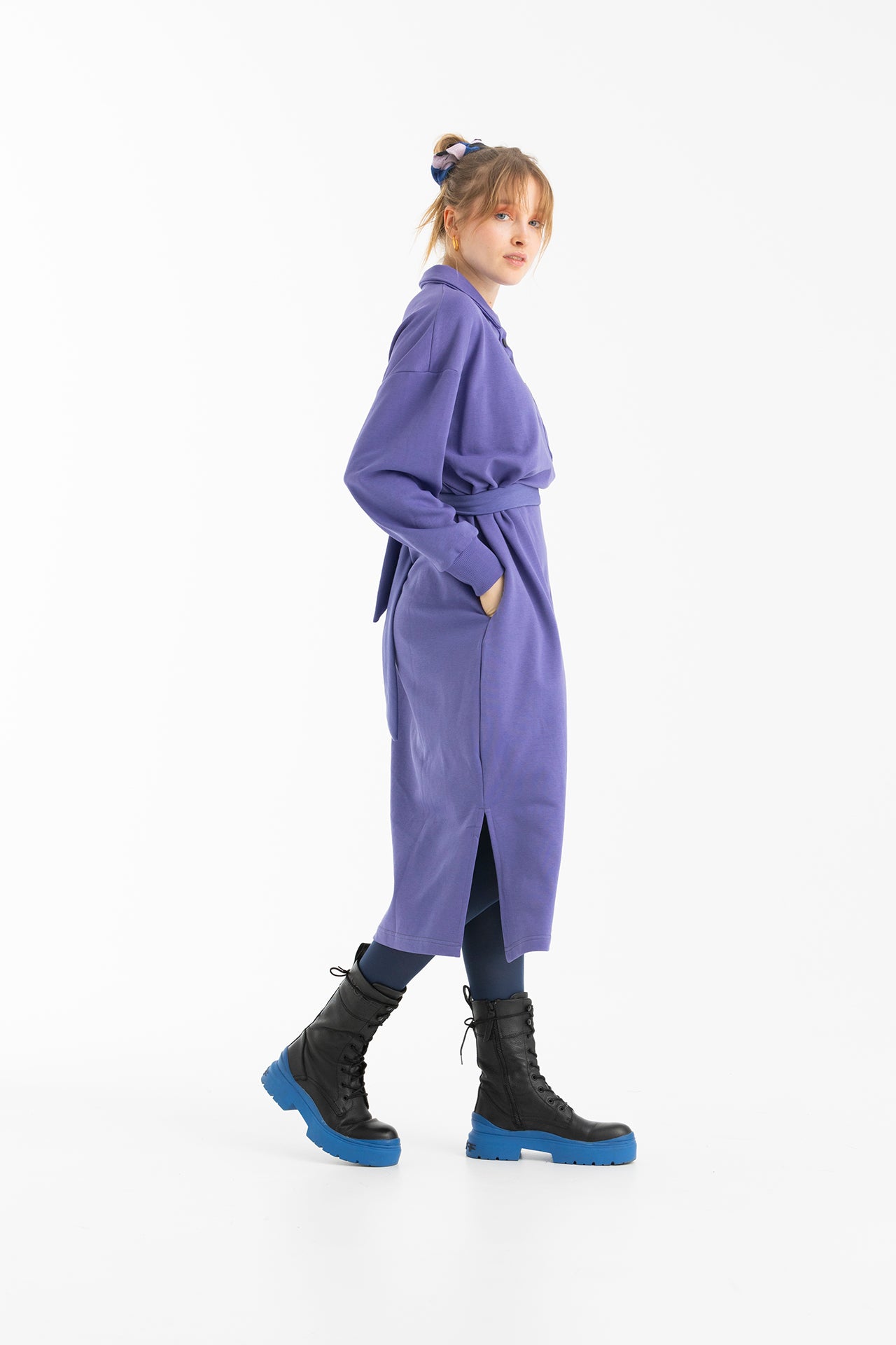 FLIPPER SWEATSHIRT DRESS