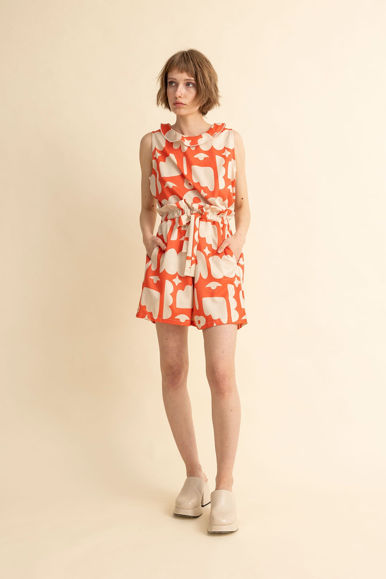 TOP BELLA- ABSTRACT III CORAL