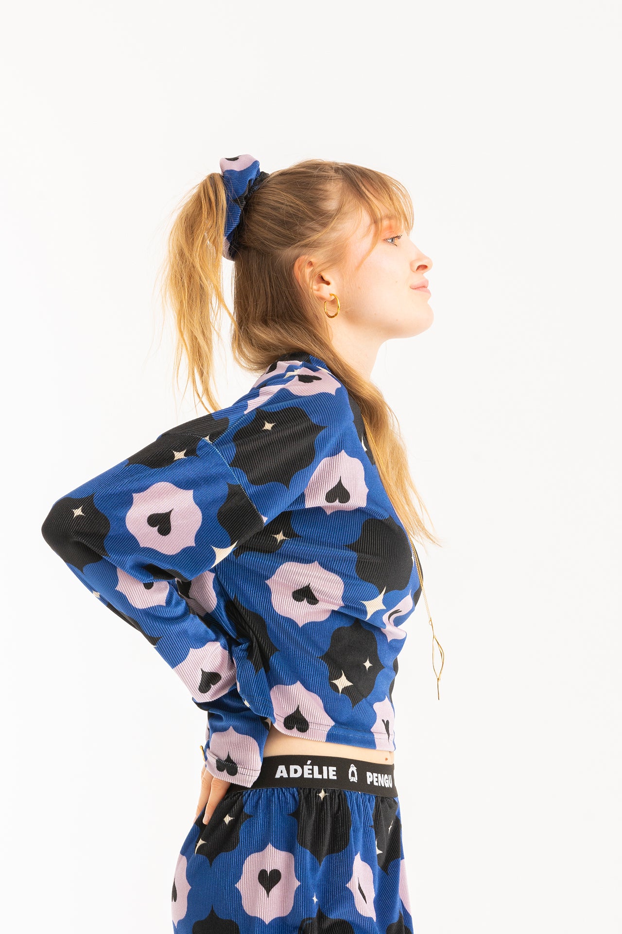 MINNIE CROPPED TOP- VINTAGE TILE