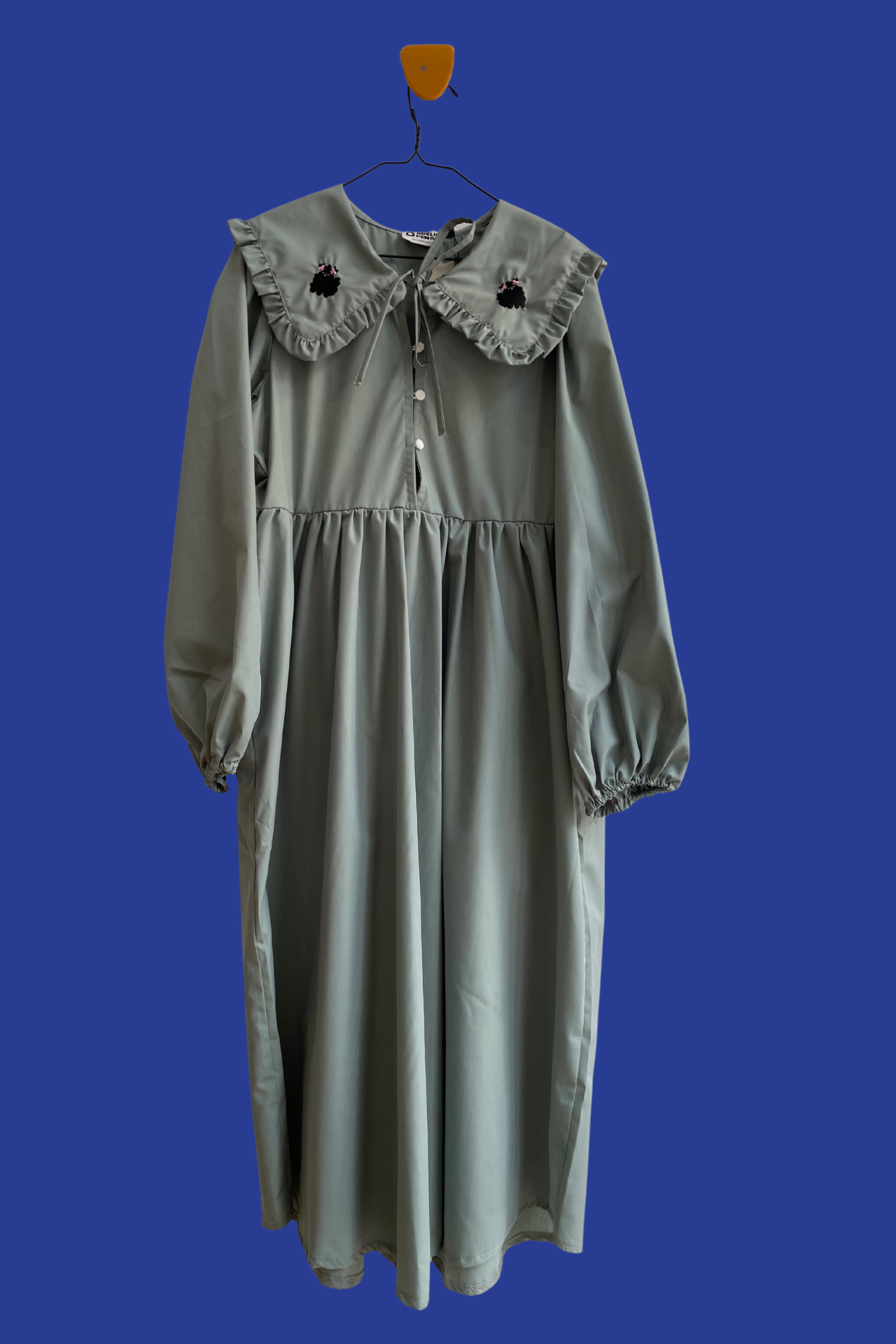 WYLIE COLLAR DRESS- FLUFFY DOG COLOURS