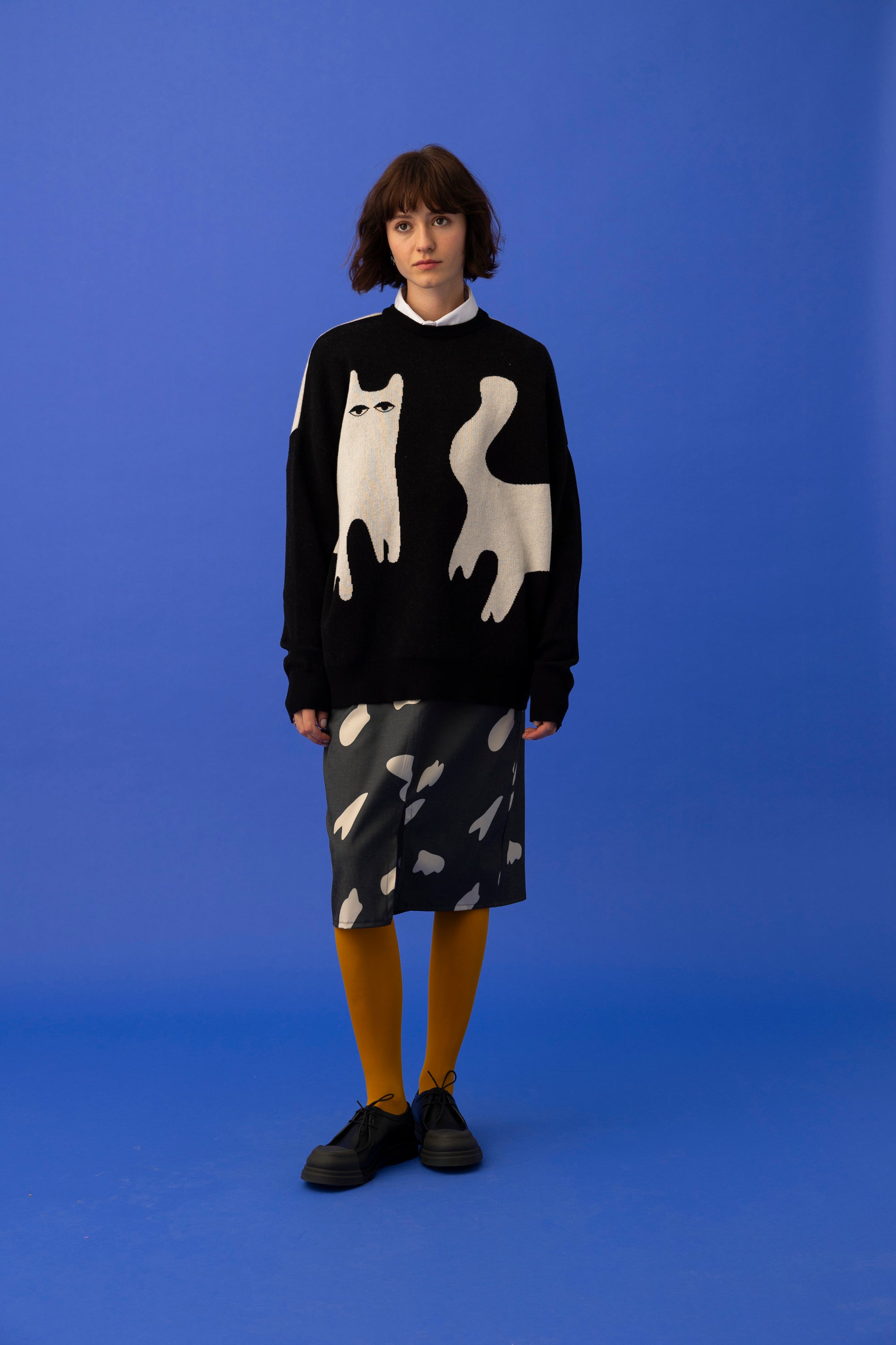 MARLENE SKIRT- DALMATIAN