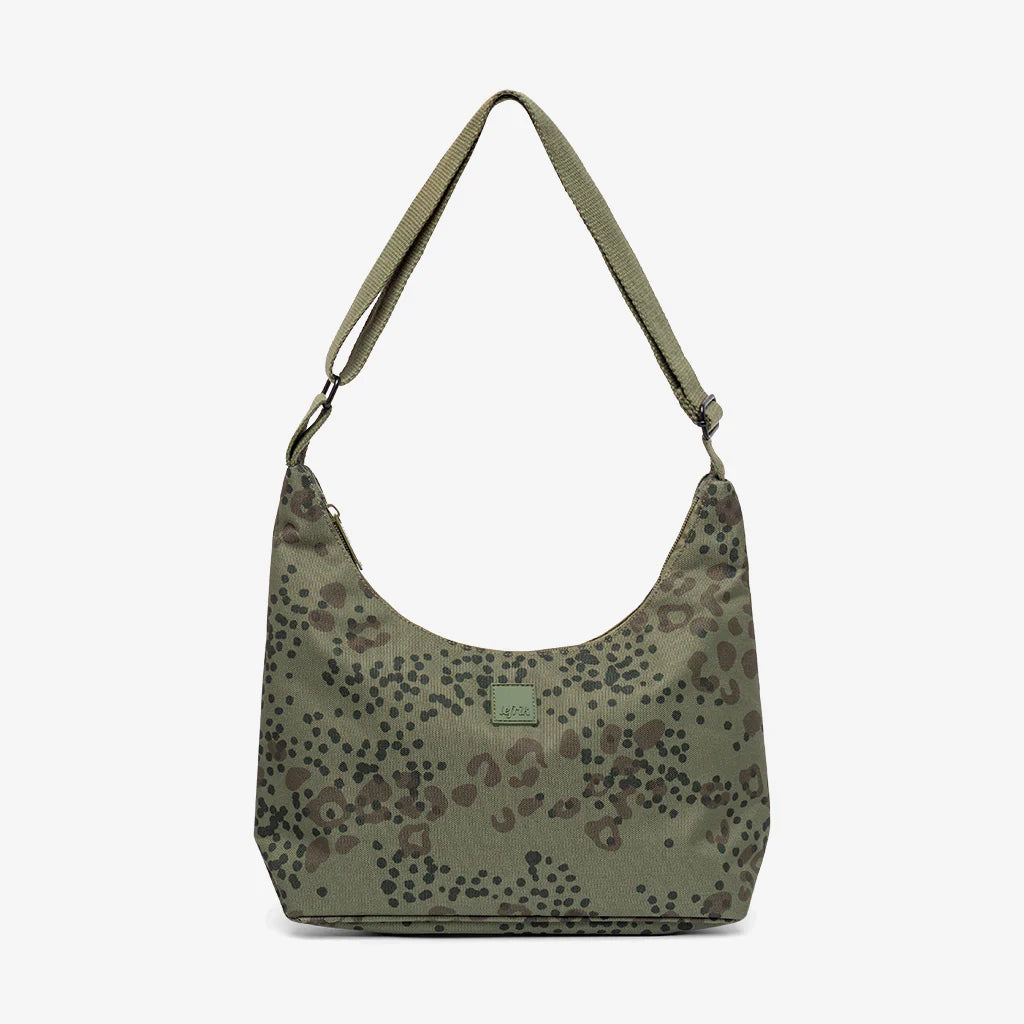 LEFRIK BICO BAG- GREEN CHEETAH
