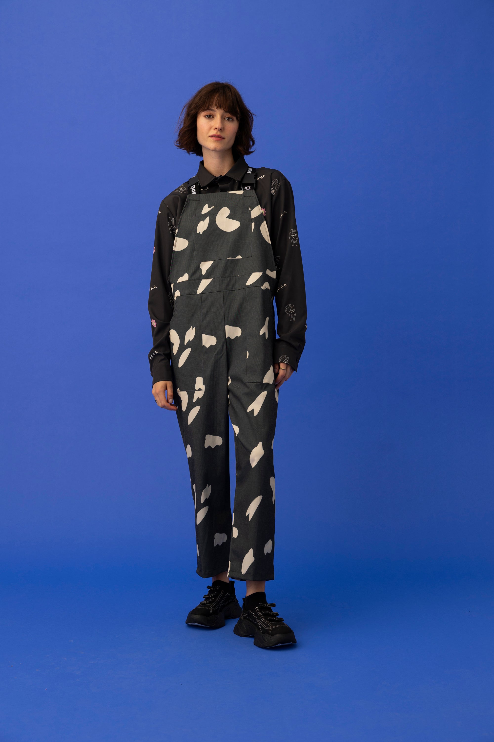 BE COOL OVERALLS- DALMATIAN