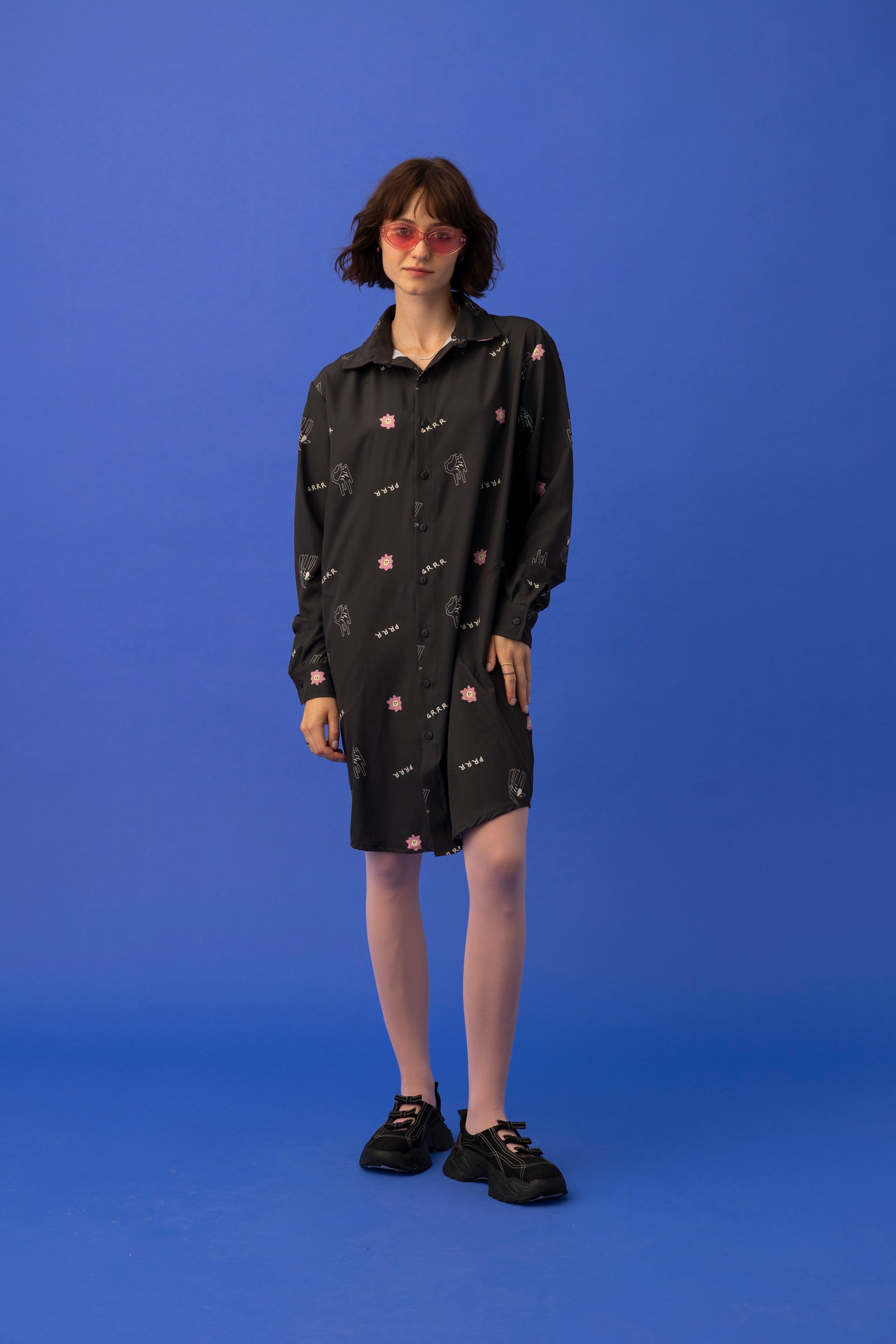 KOWALSKI SHIRT DRESS-PRRRGRRR