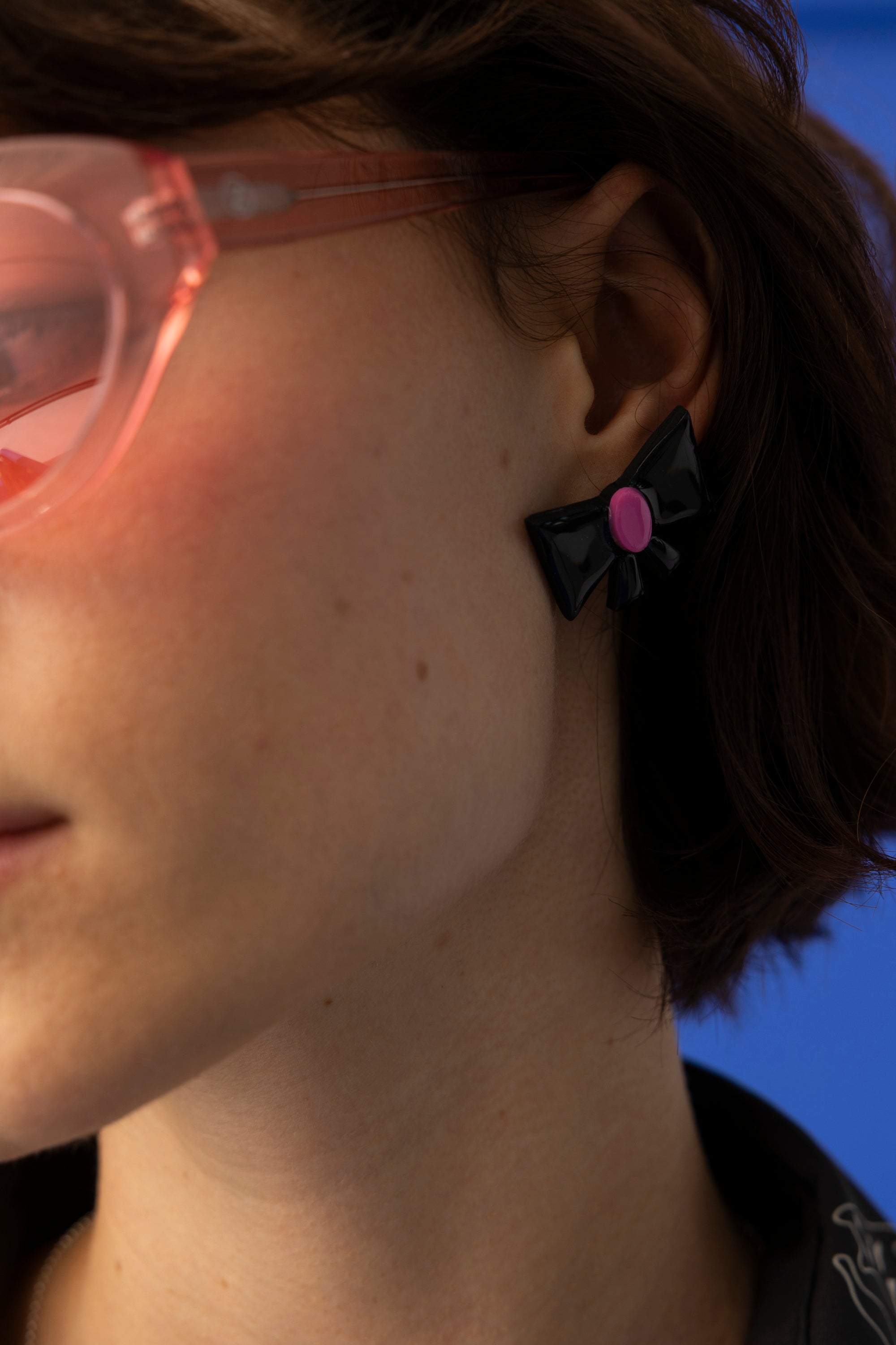 DIESBLON X ADELIE PENGU- BOWS EARRINGS