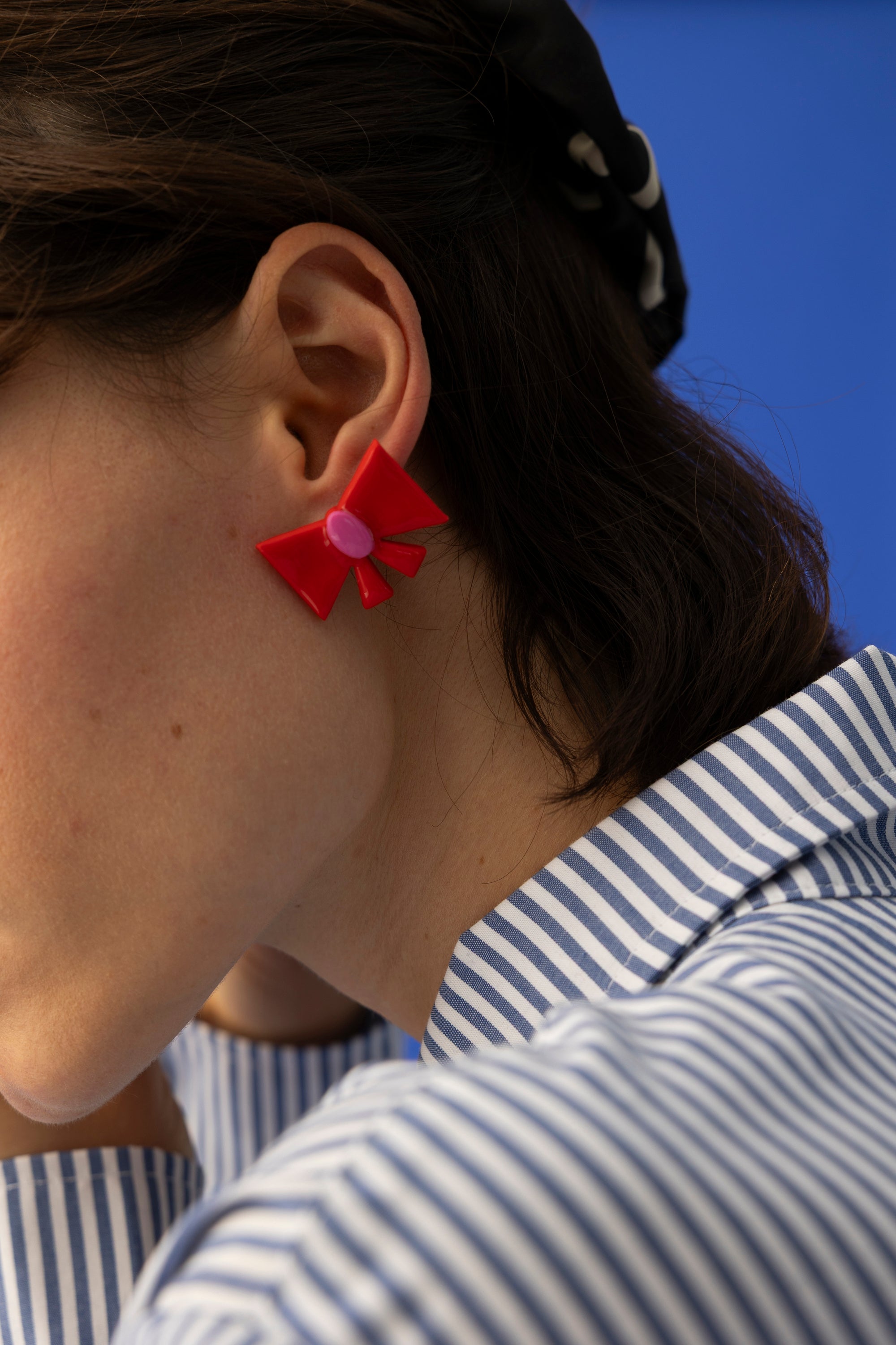 DIESBLON X ADELIE PENGU- BOWS EARRINGS