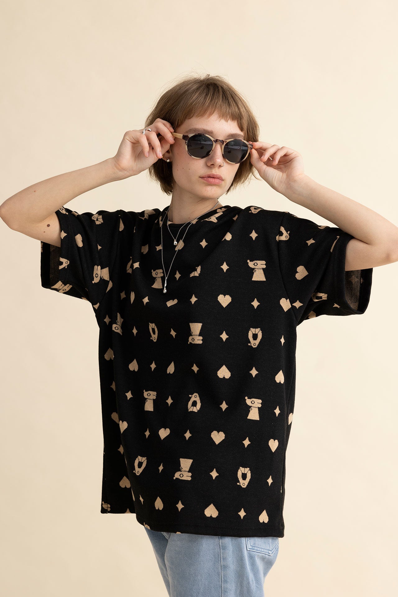 UNISEX TSHIRT JOJO- ADELIE FAVS JACQUARD