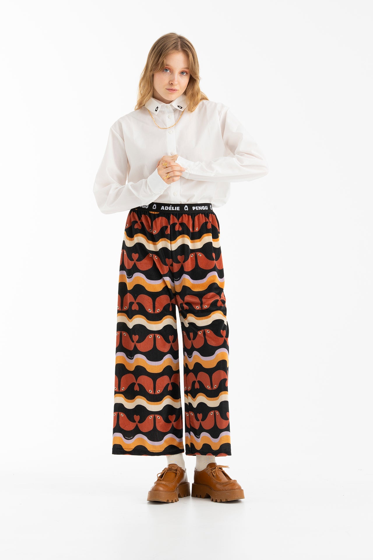 ABI WIDE LEG TROUSERS- BIRDIES