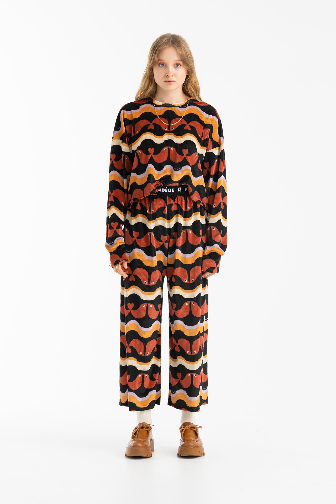 ABI WIDE LEG TROUSERS- BIRDIES