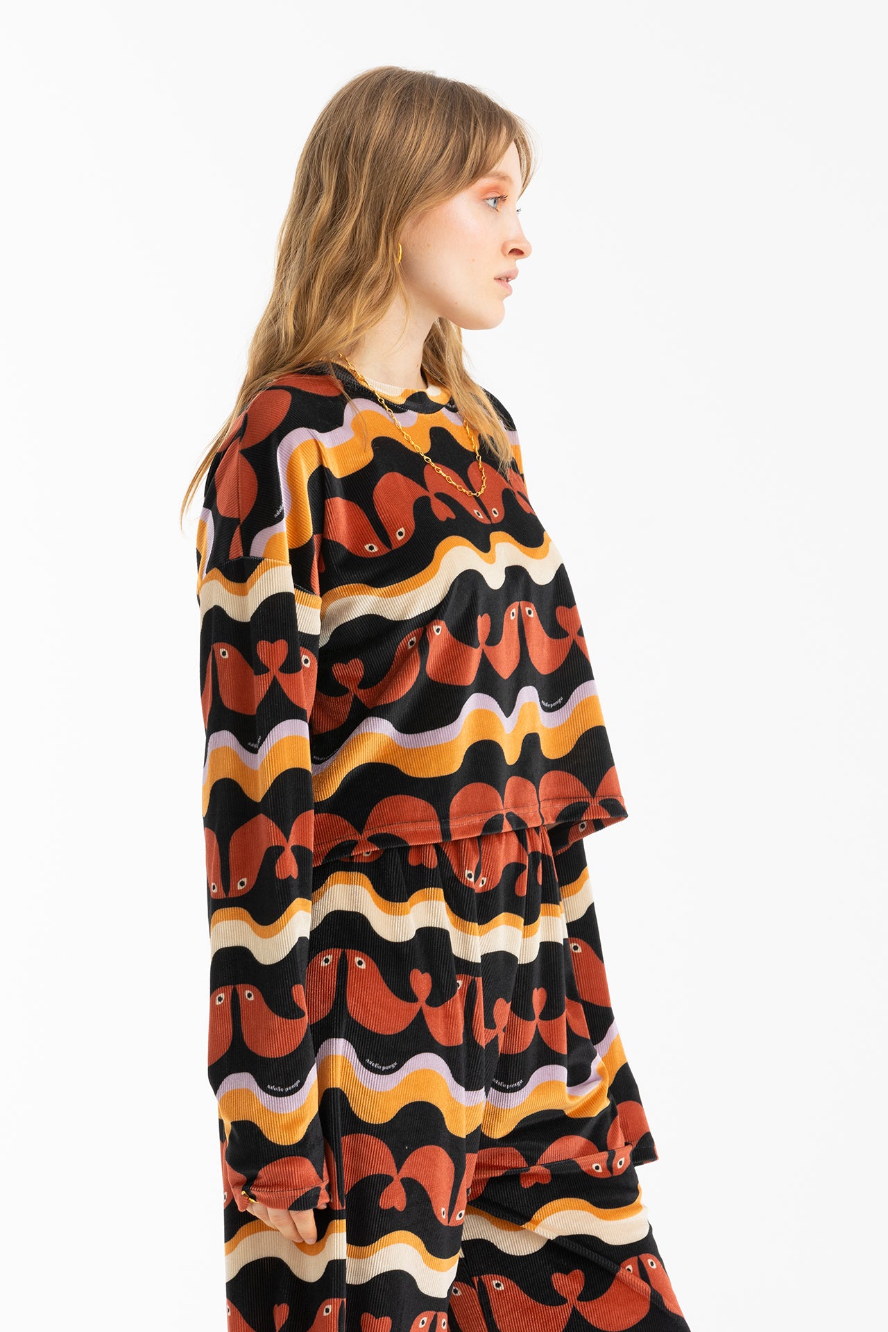 MINNIE CROPPED TOP- BIRDIES