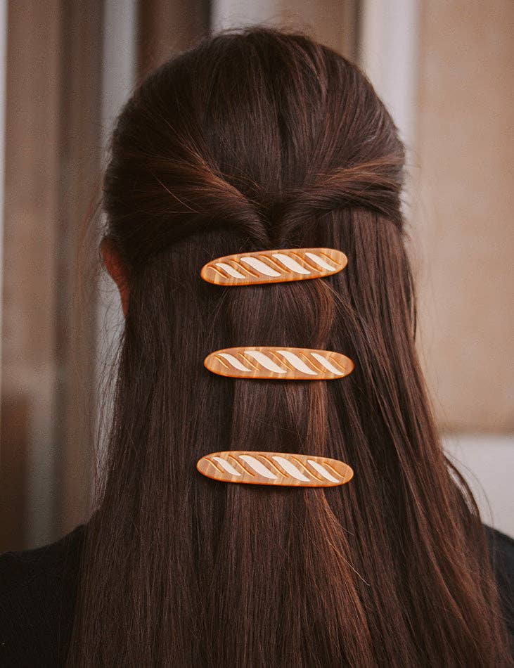 BAGUETTE FRENCH BARRETTE HAIR CLIP