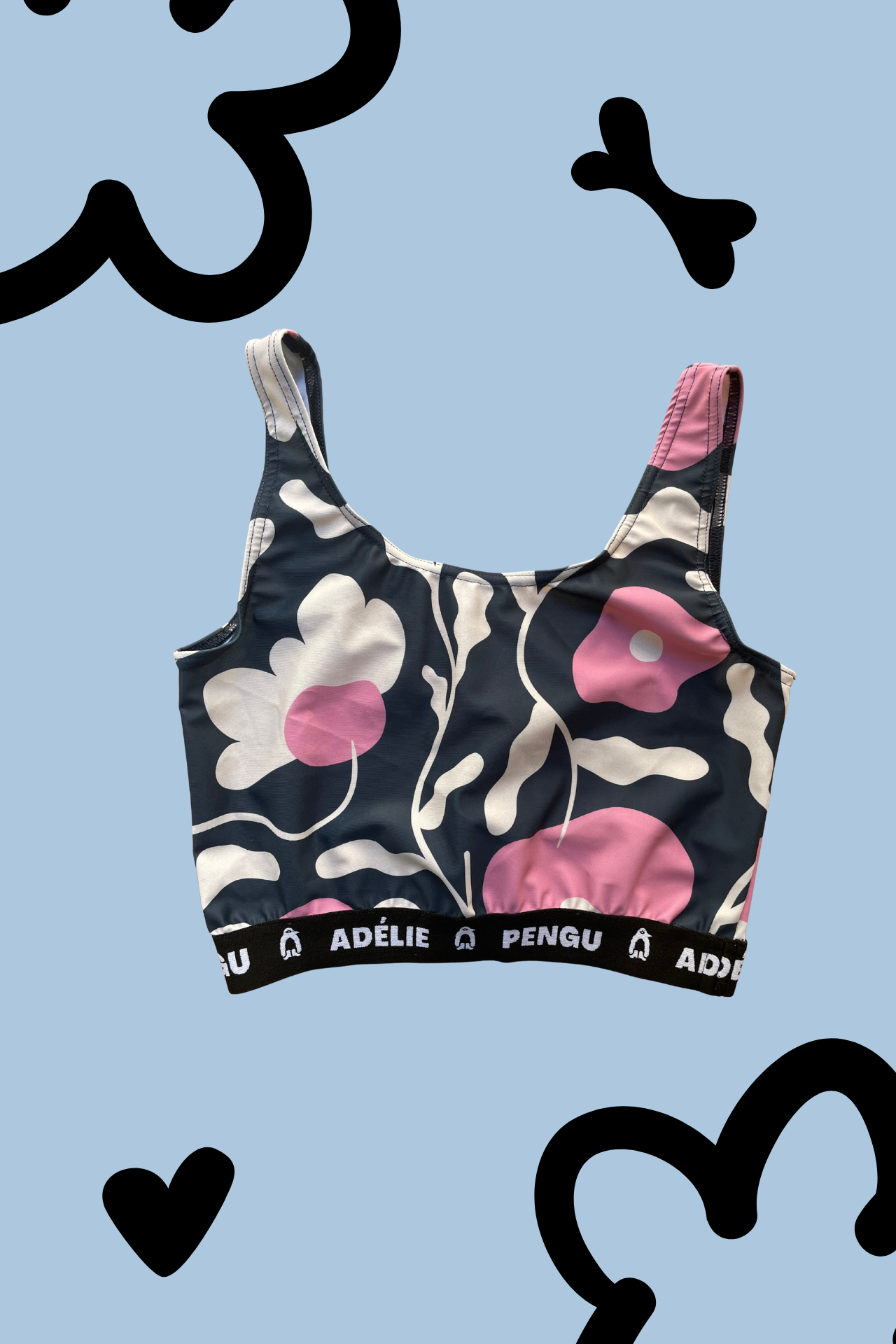 ATHLETIC BRA BIANCA- PET PLANTS