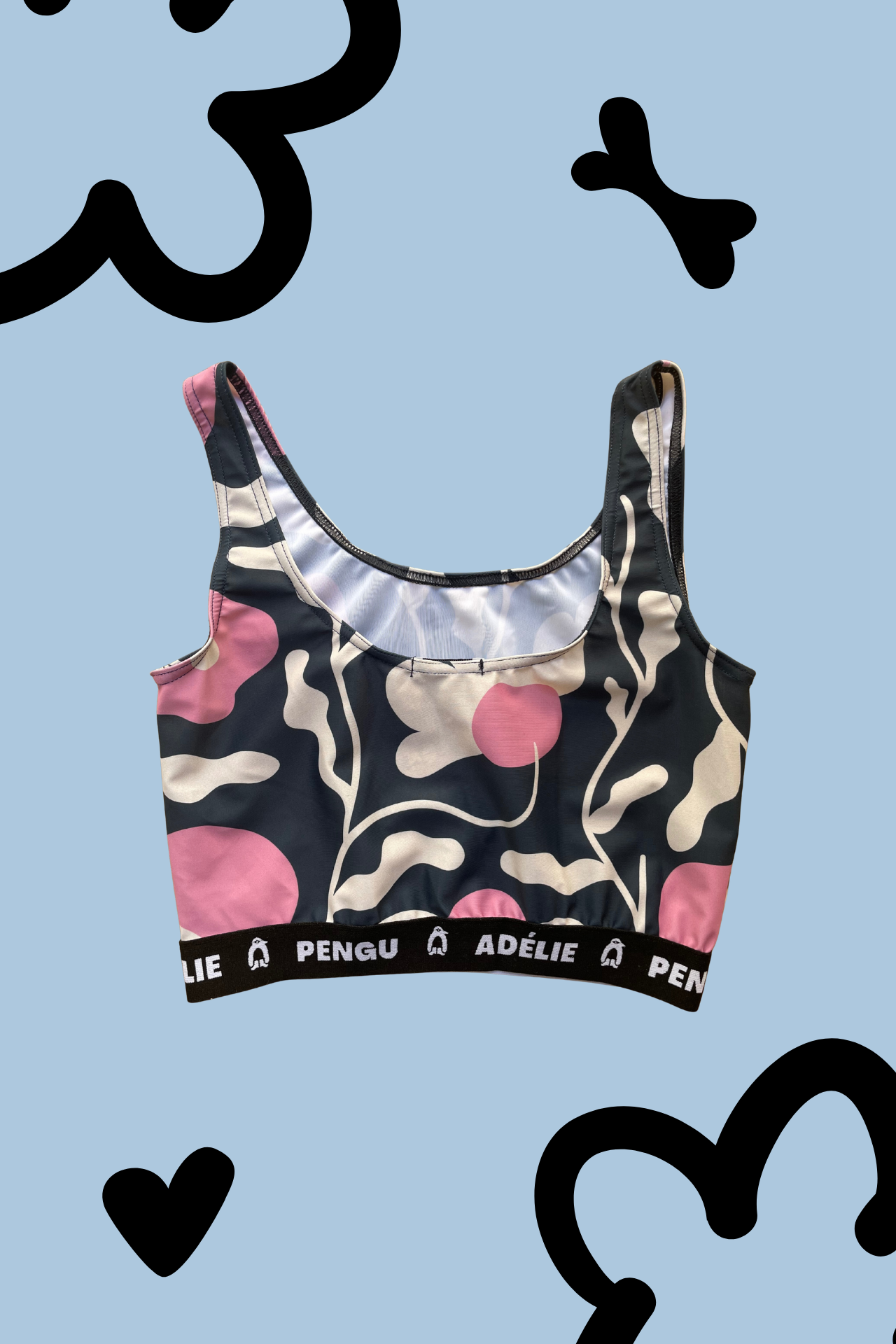 ATHLETIC BRA BIANCA- PET PLANTS