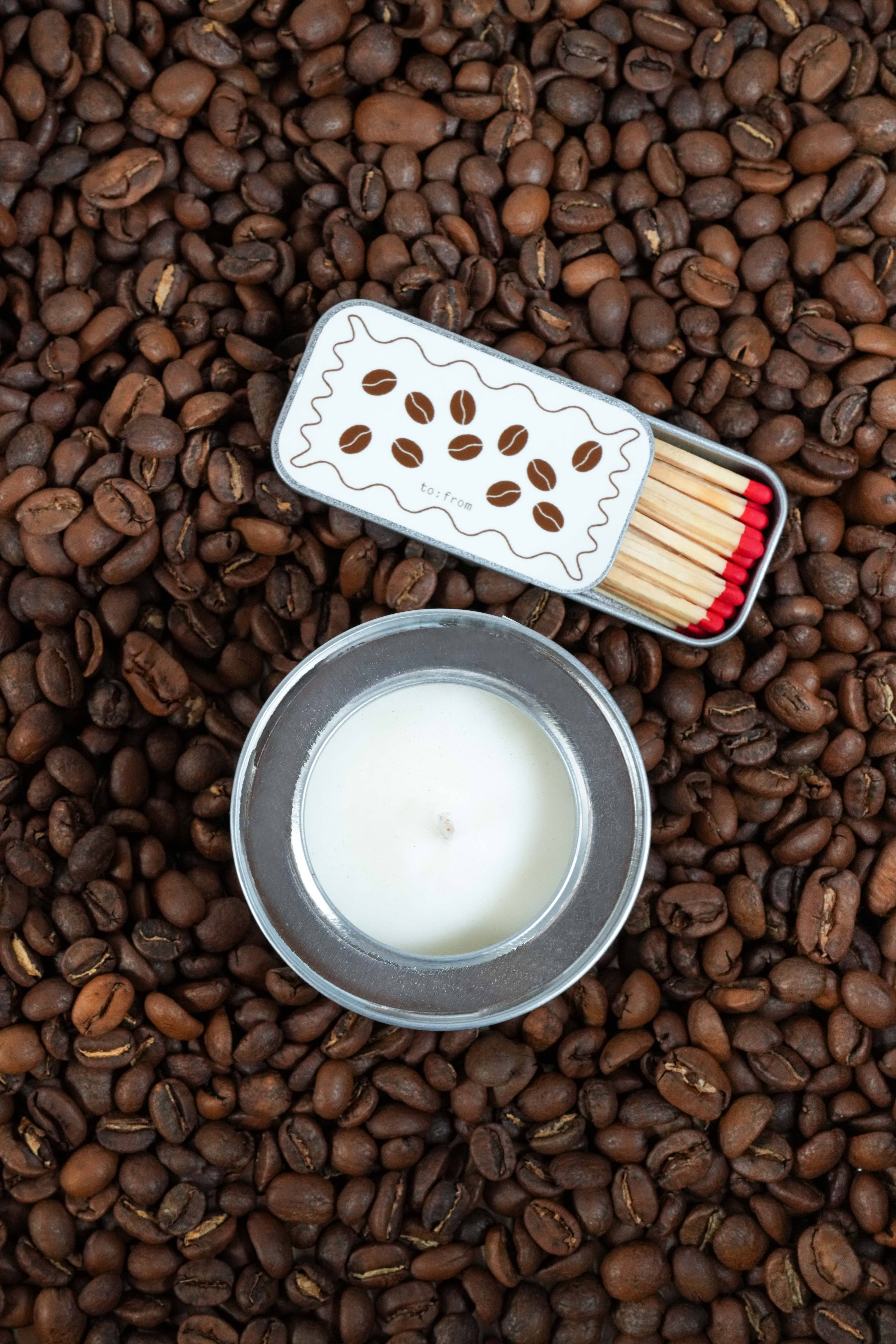 TO:FROM SOY CANDLES- COFFEE (roasted coffee)