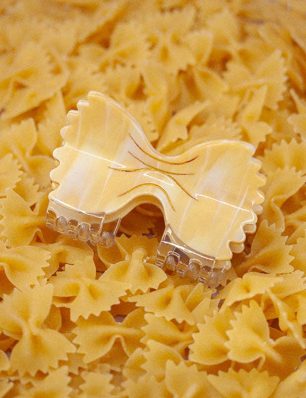 FARFALLE BOW TIE PASTA HAIR CLAW CLIP
