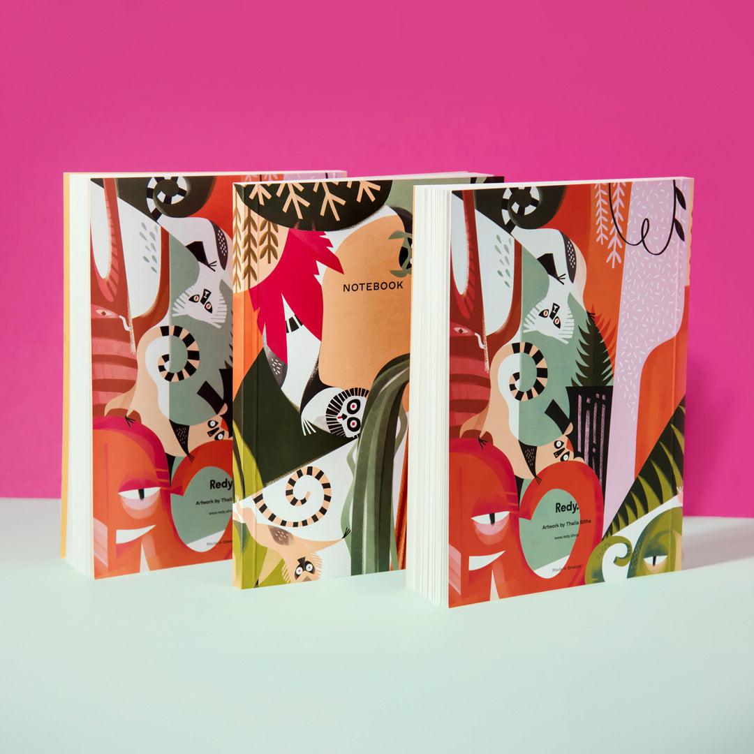 REDY NOTEBOOK- JUNGLES OF LEMURS
