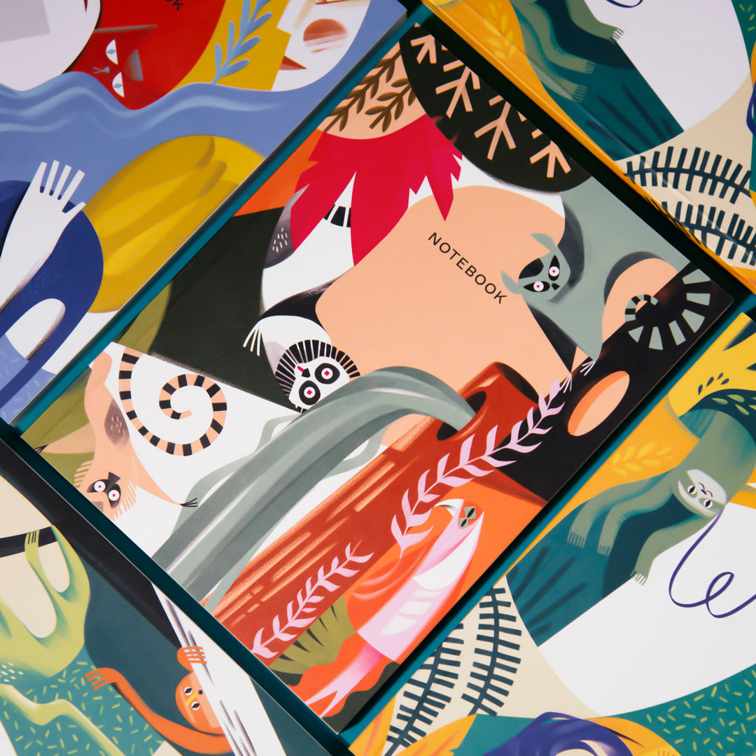 REDY NOTEBOOK- JUNGLES OF LEMURS