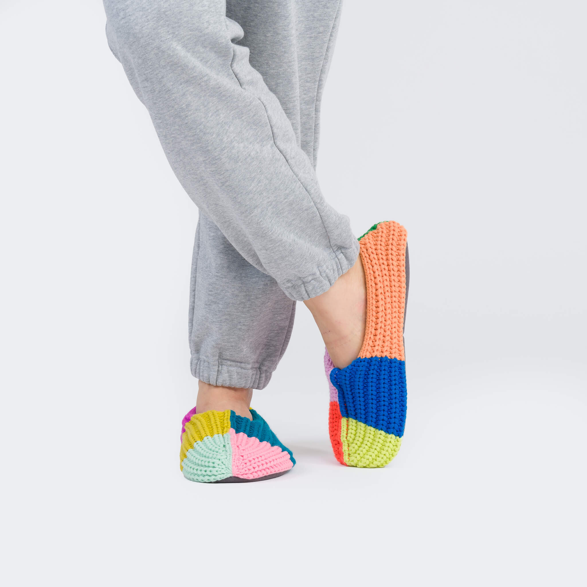 MISMATCH RIB SLIPPERS- COLOURS