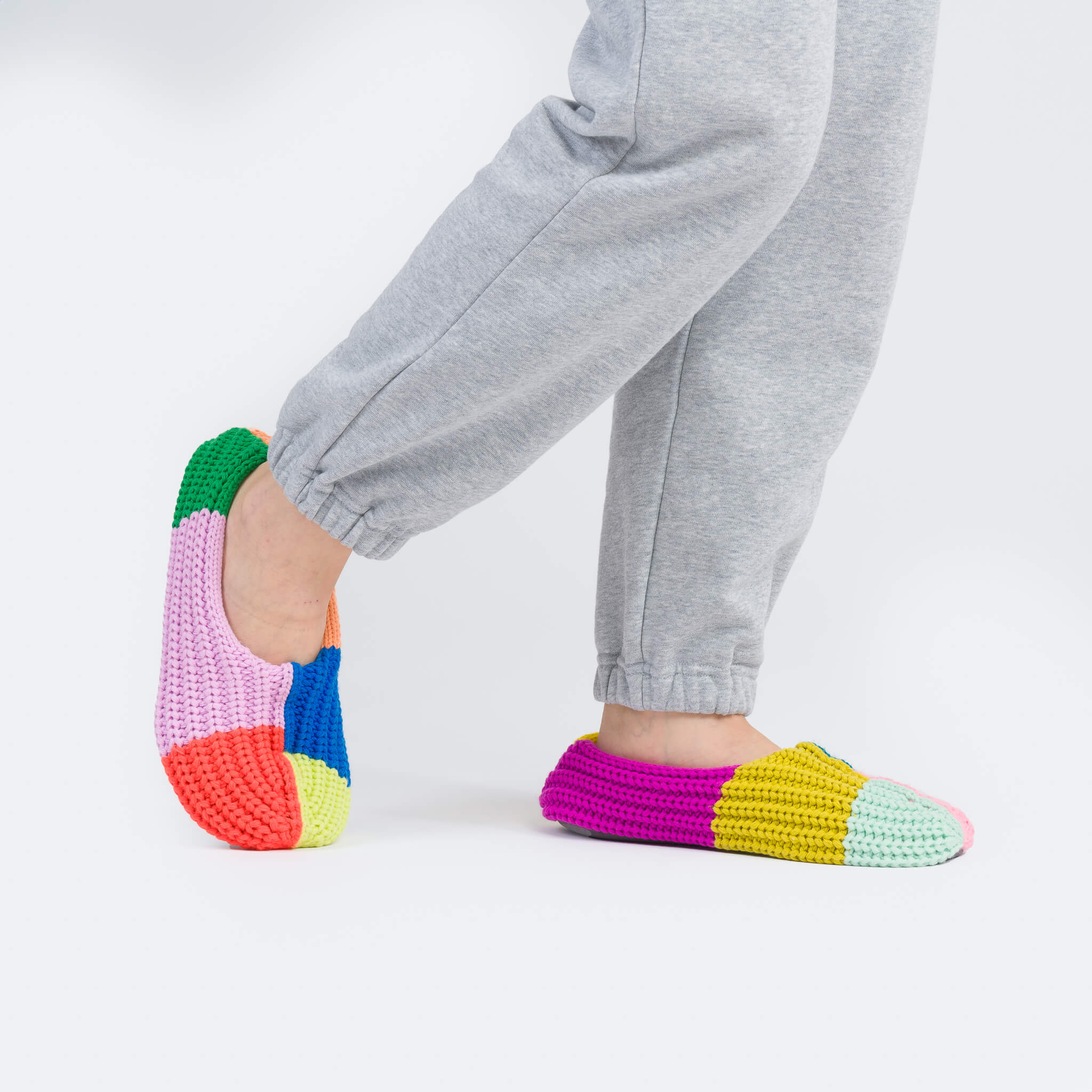 MISMATCH RIB SLIPPERS- COLOURS