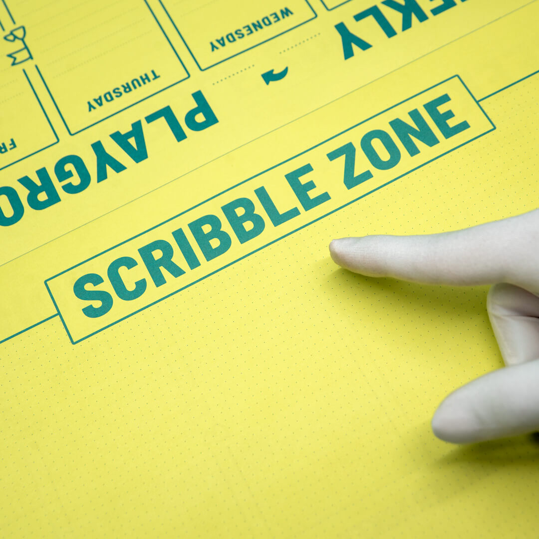 REDY PLANNER- PLAYGROUND LIME YELLOW