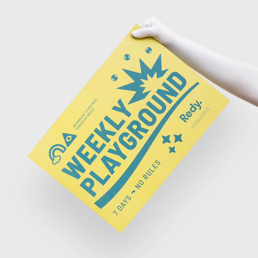 REDY PLANNER- PLAYGROUND LIME YELLOW