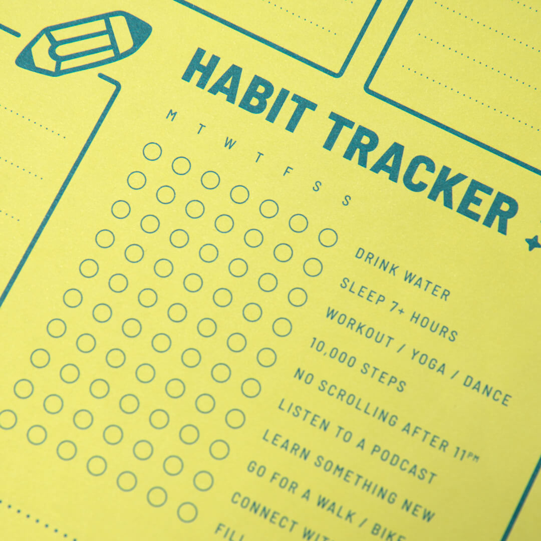 REDY PLANNER- PLAYGROUND LIME YELLOW