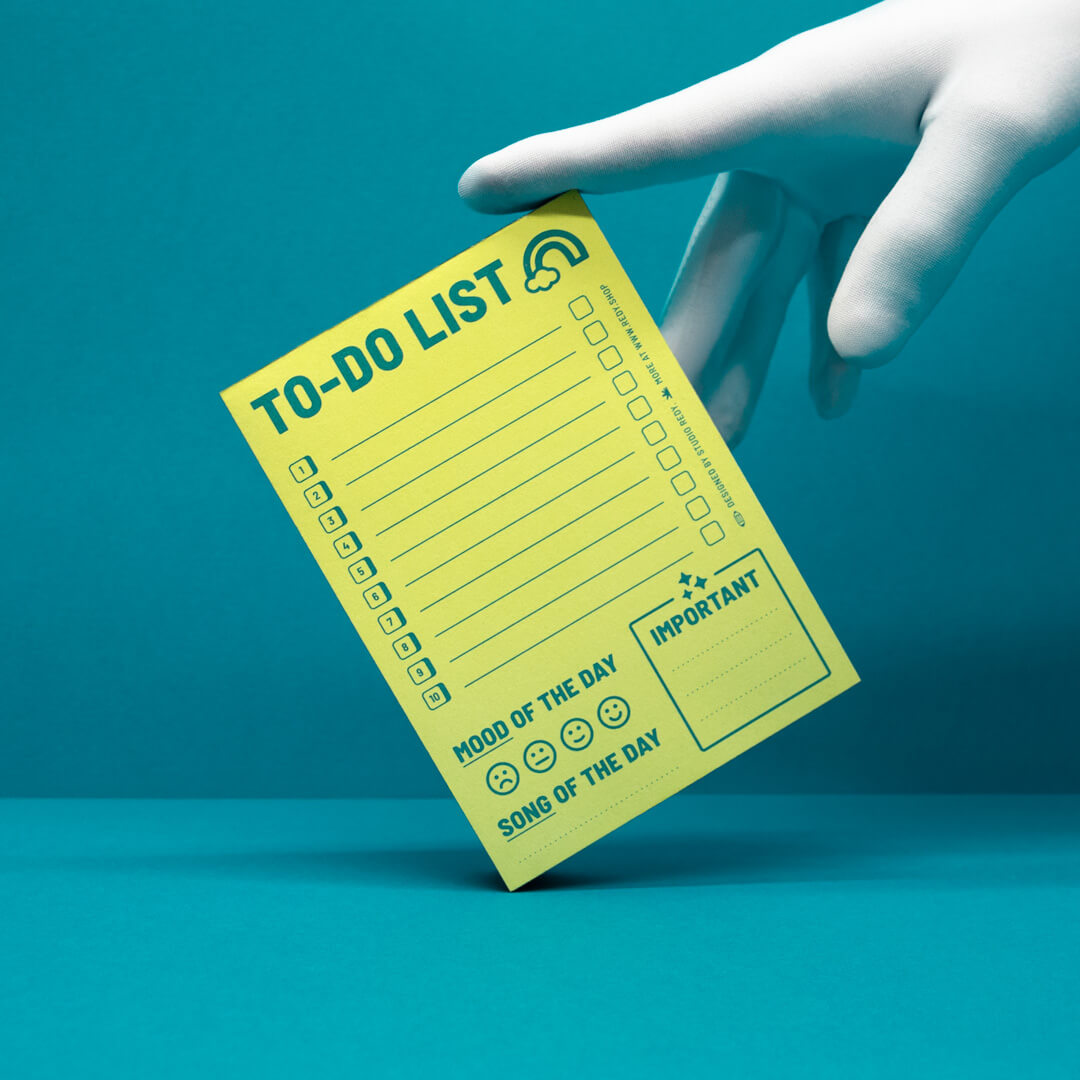 REDY TO DO LISTS- PLAYGROUND LIME YELLOW