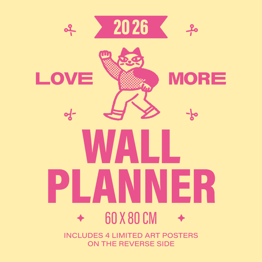 REDY 2026 WALL PLANNER- LOVE MORE