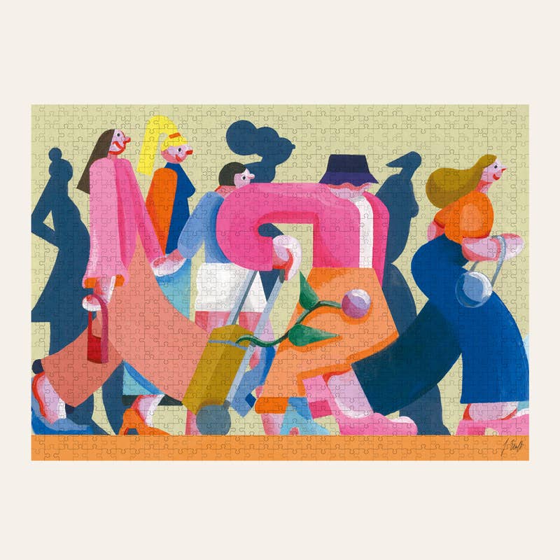 FOLLOWER*INNEN PUZZLE- ILLUSTRATION JILL SENFT